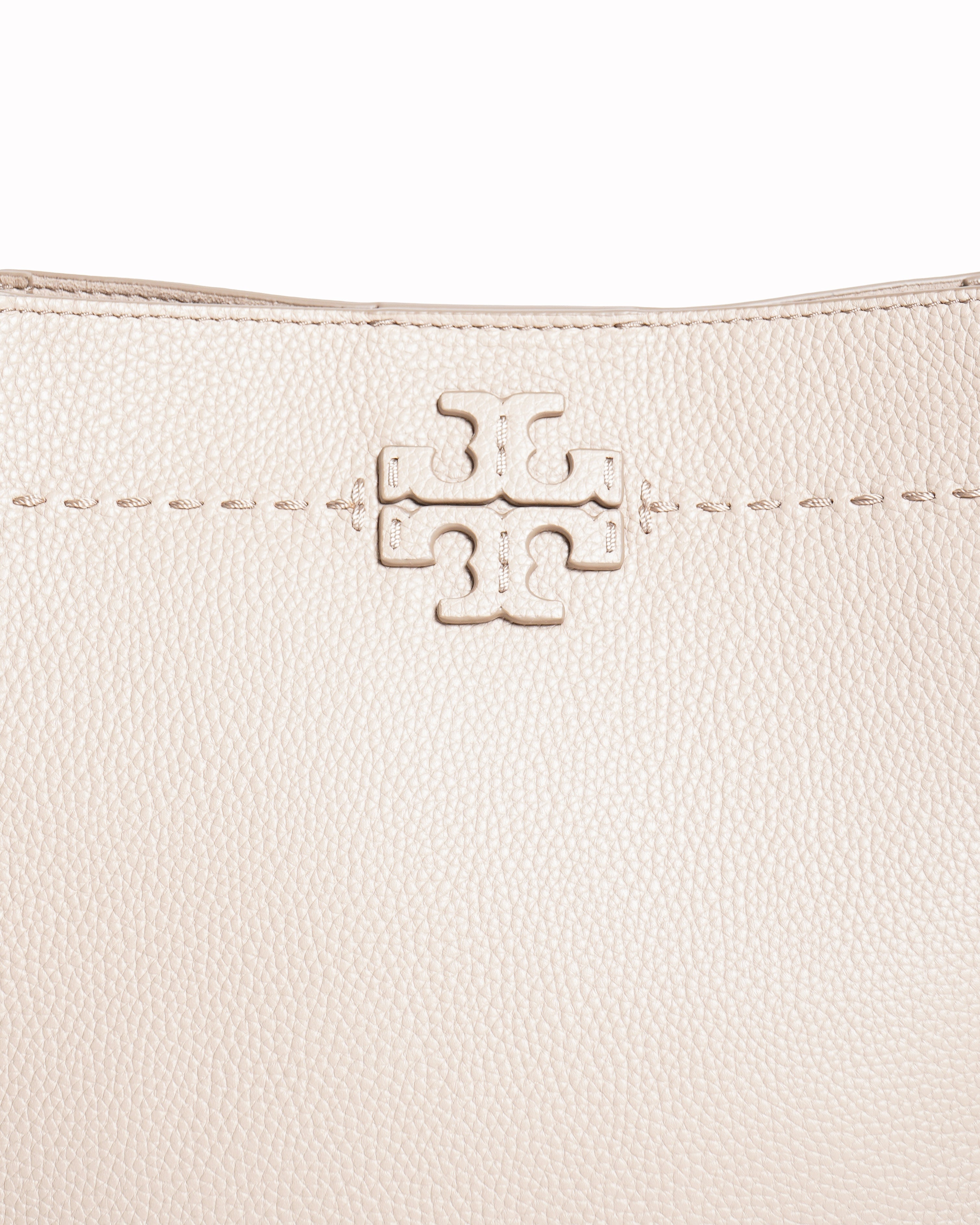 New Tory Burch McGraw Bucket Bag In Beige