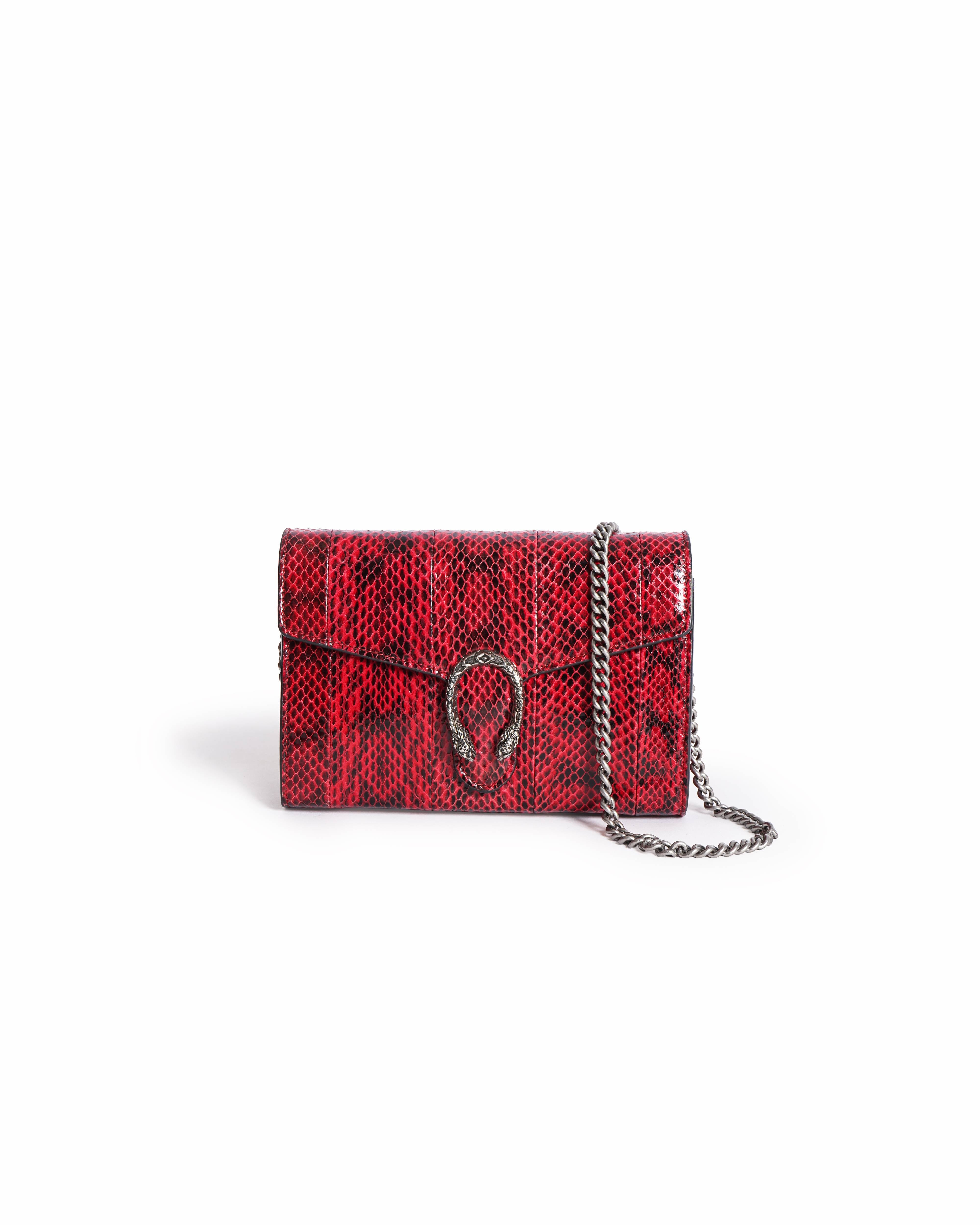 Gucci Dionysus Super Small Snakeskin Shoulder Bag