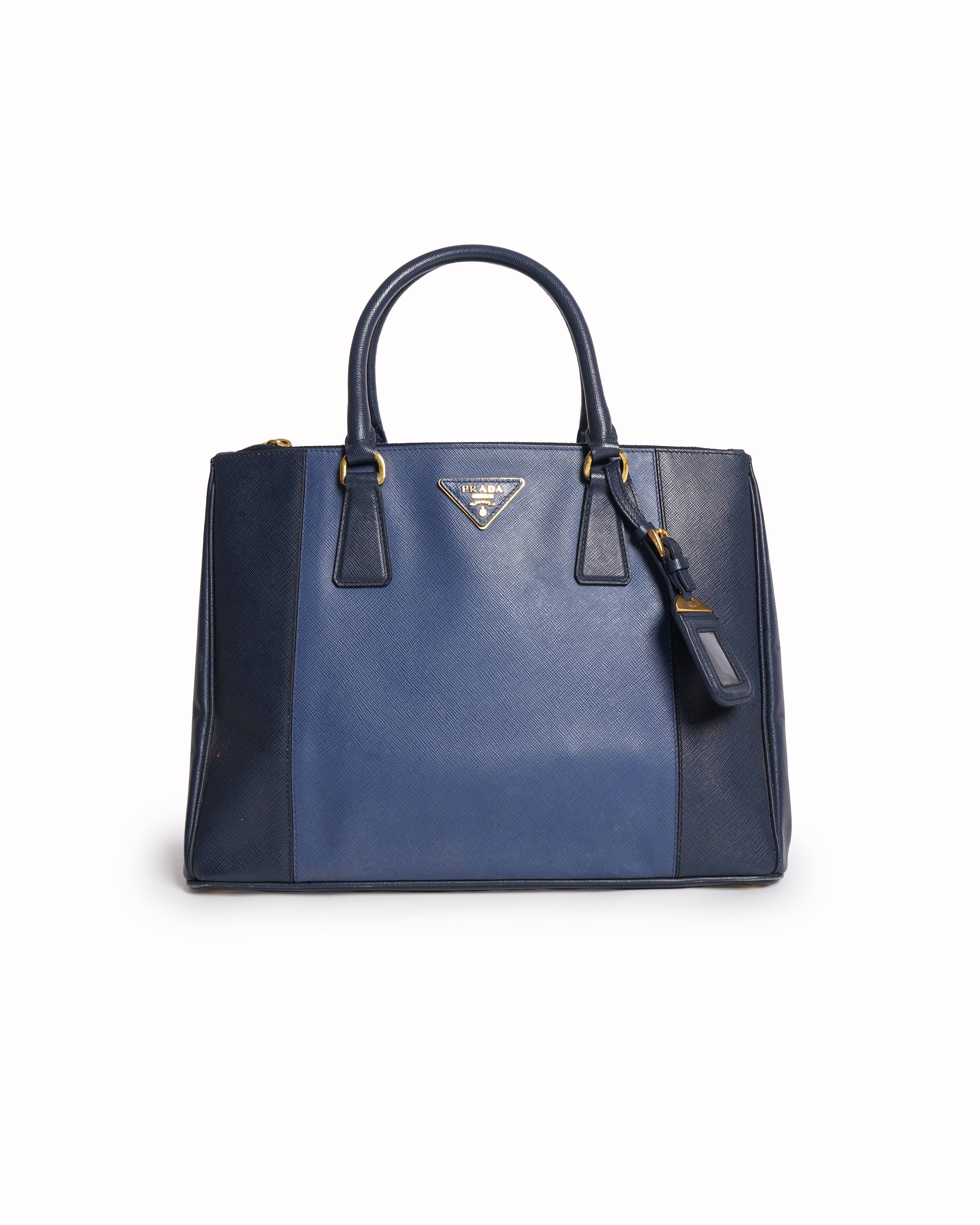 Prada
Blue Saffiano Leather Lux Tote