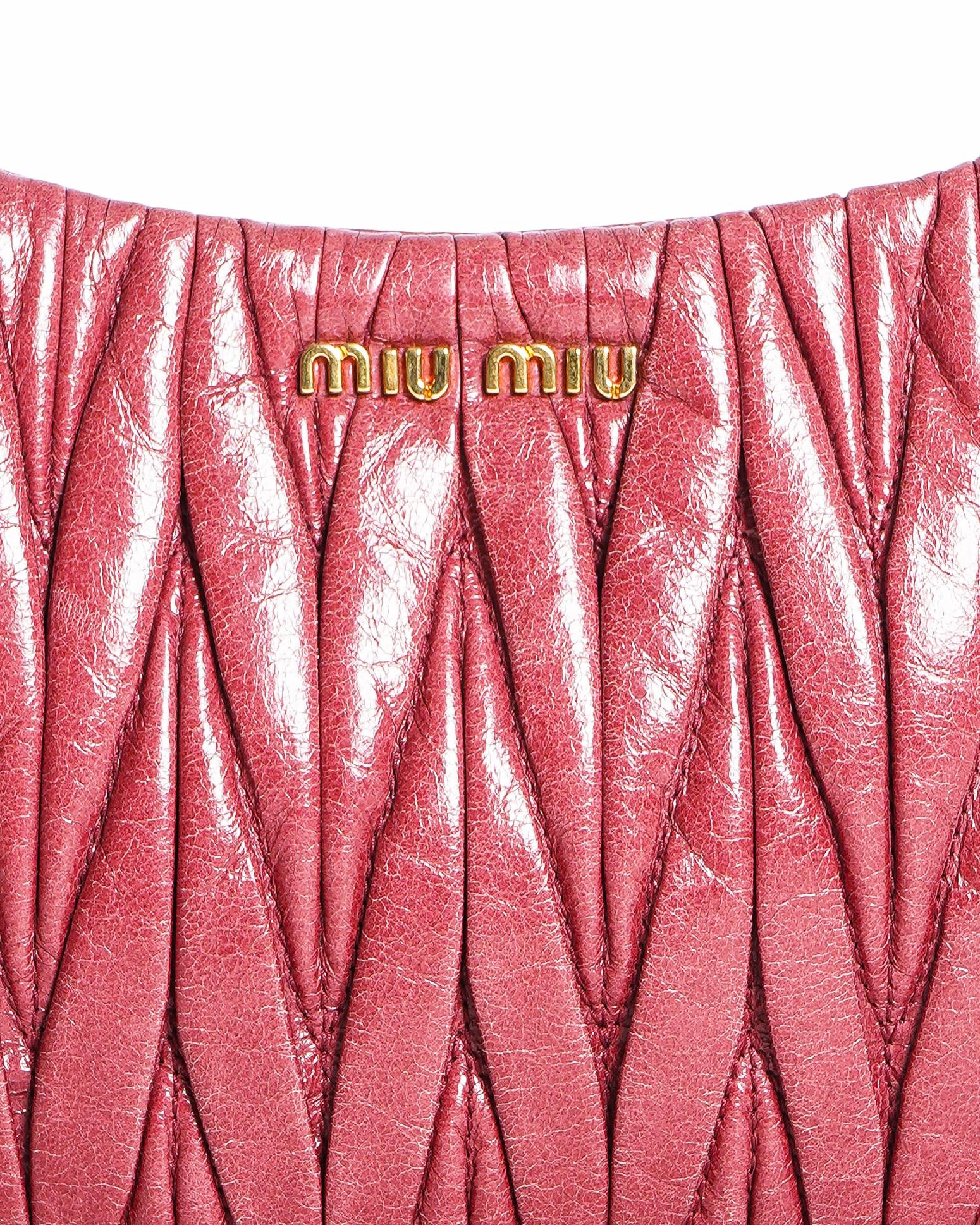Miu Miu Matelassé Lux Pochette