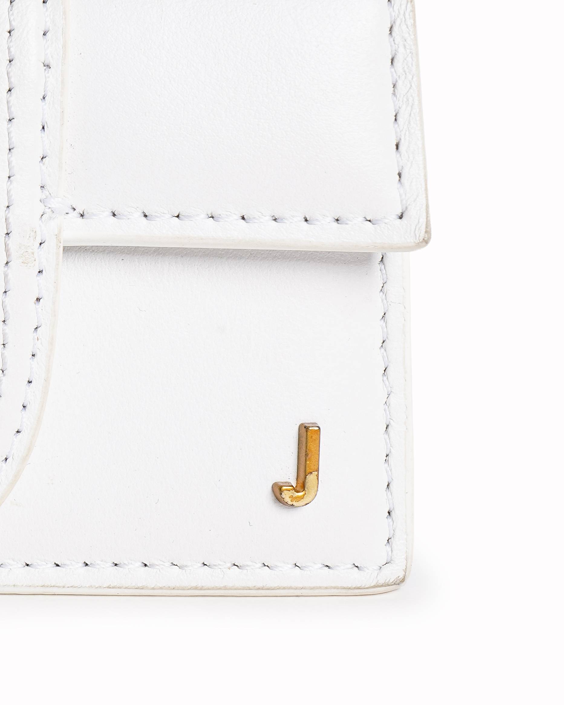 Jacquemus le petit bambino mini white crossbody bag