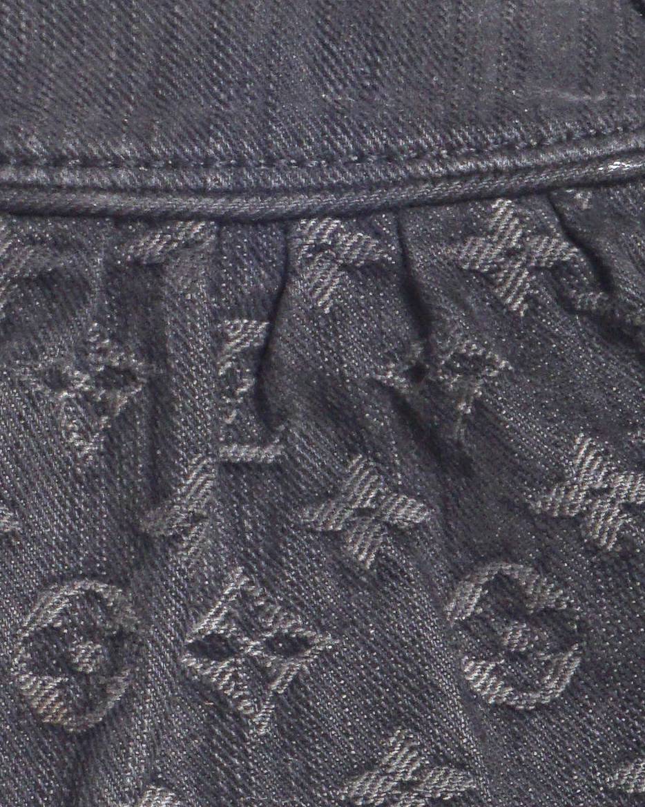 Louis Vuitton Black Monogram Denim Neo Cabby MM Bag
