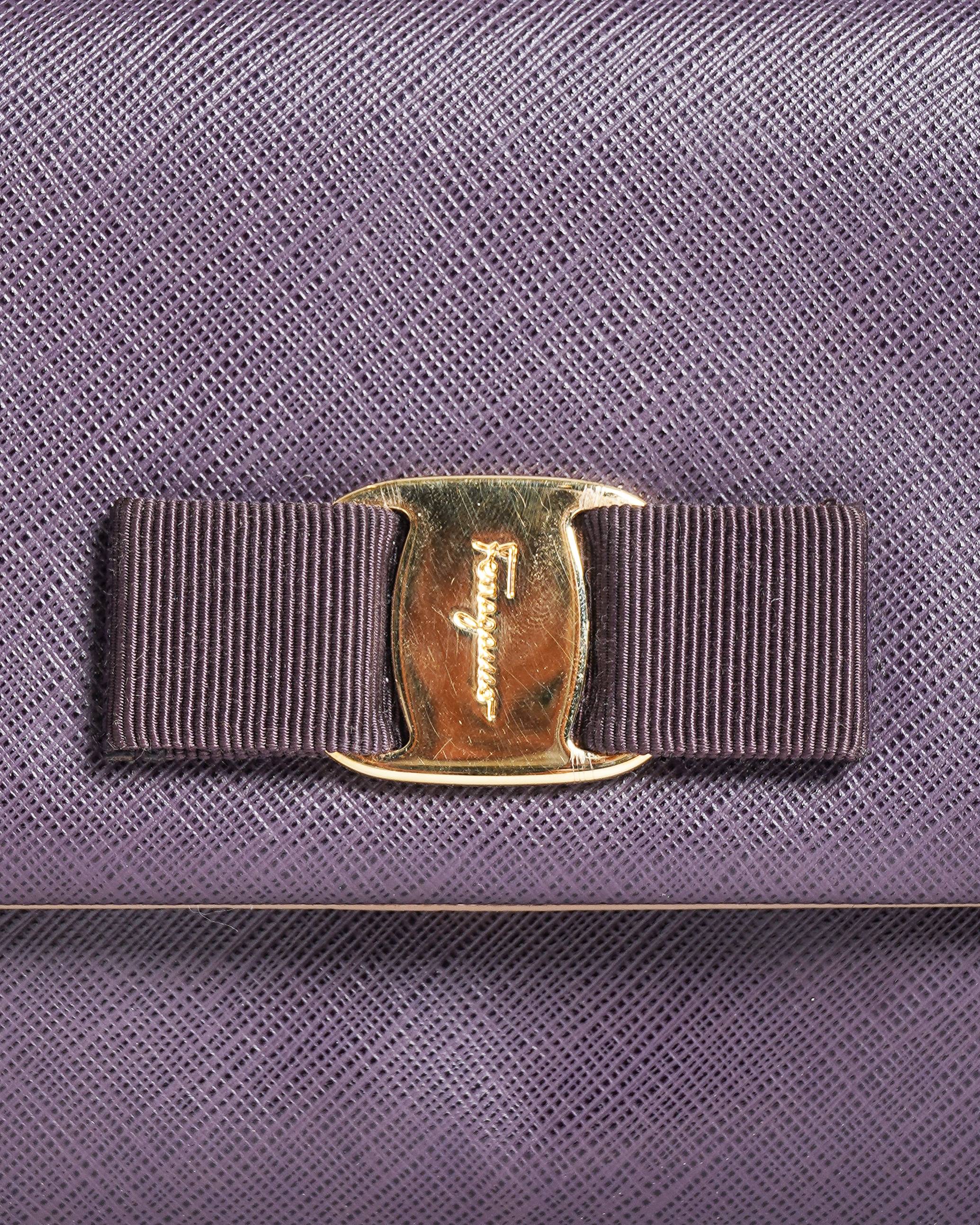 Salvatore Ferragamo Mini Ginny Leather Crossbody Bag