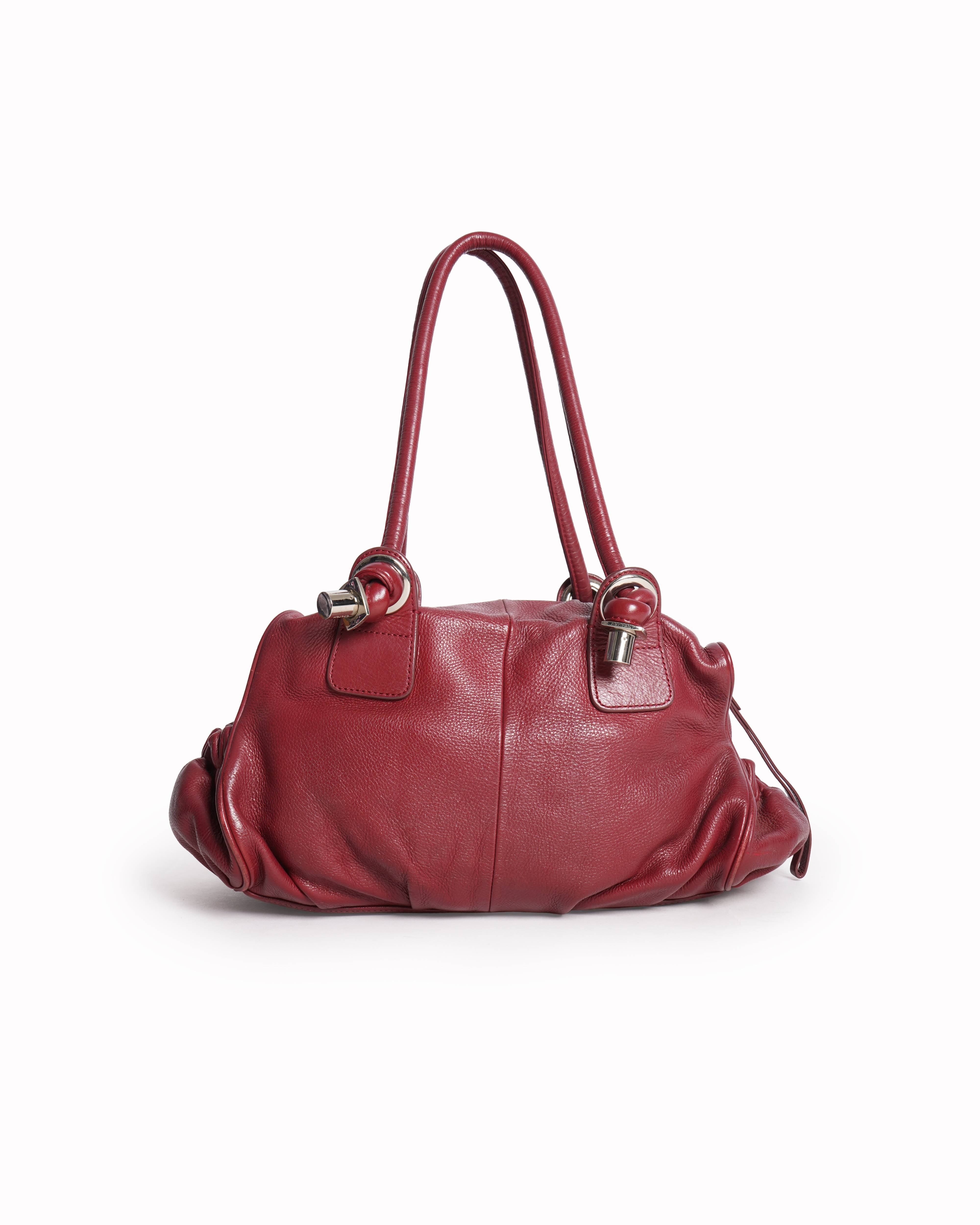 Oroton Red Shoulder Bag