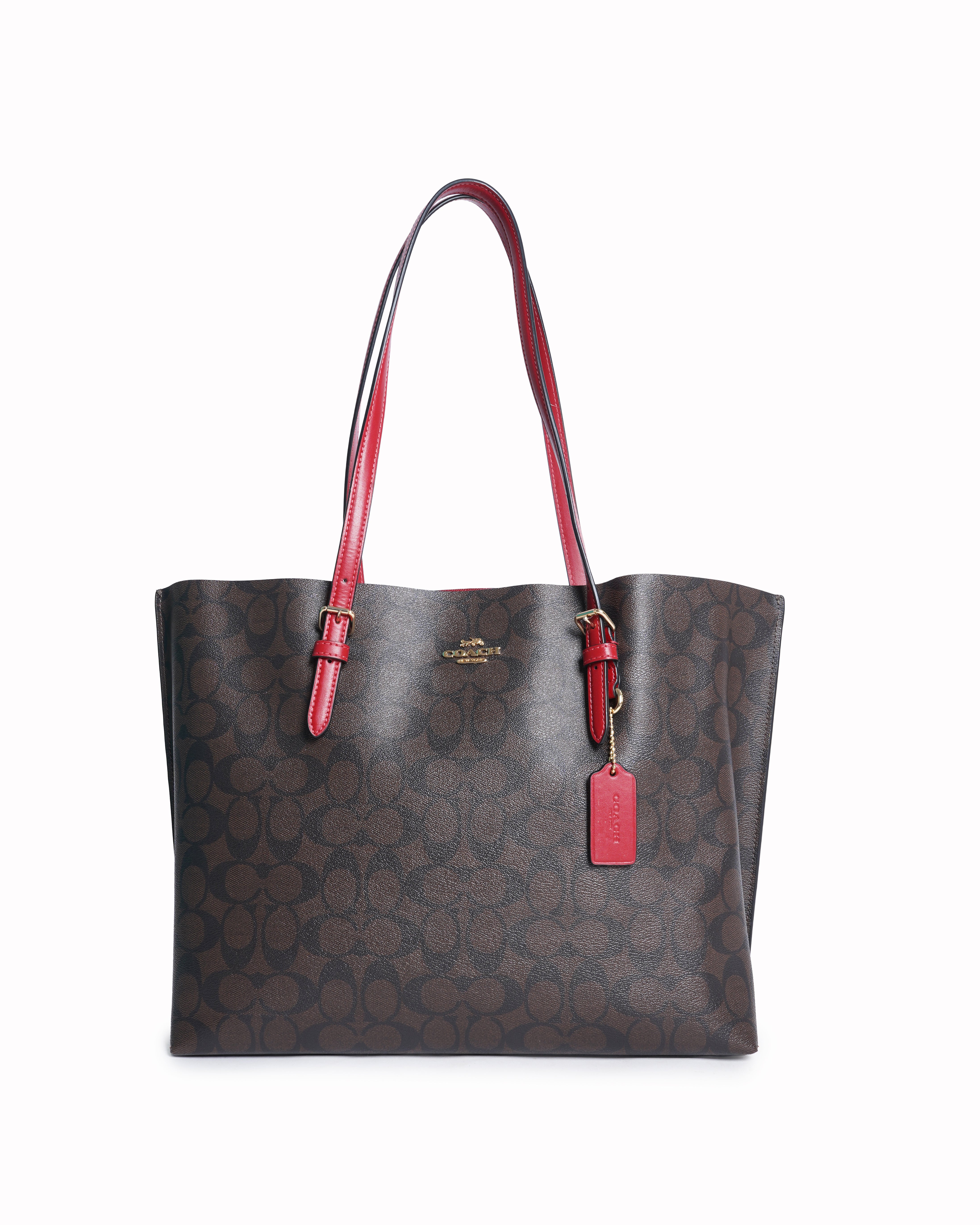 Coach Mollie Tote Bag In Signature Canvas