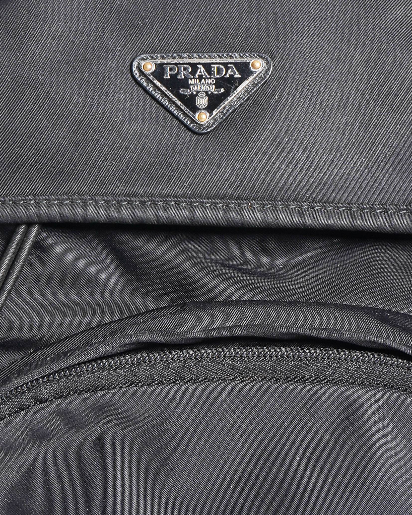 Prada Black Nylon Backpack