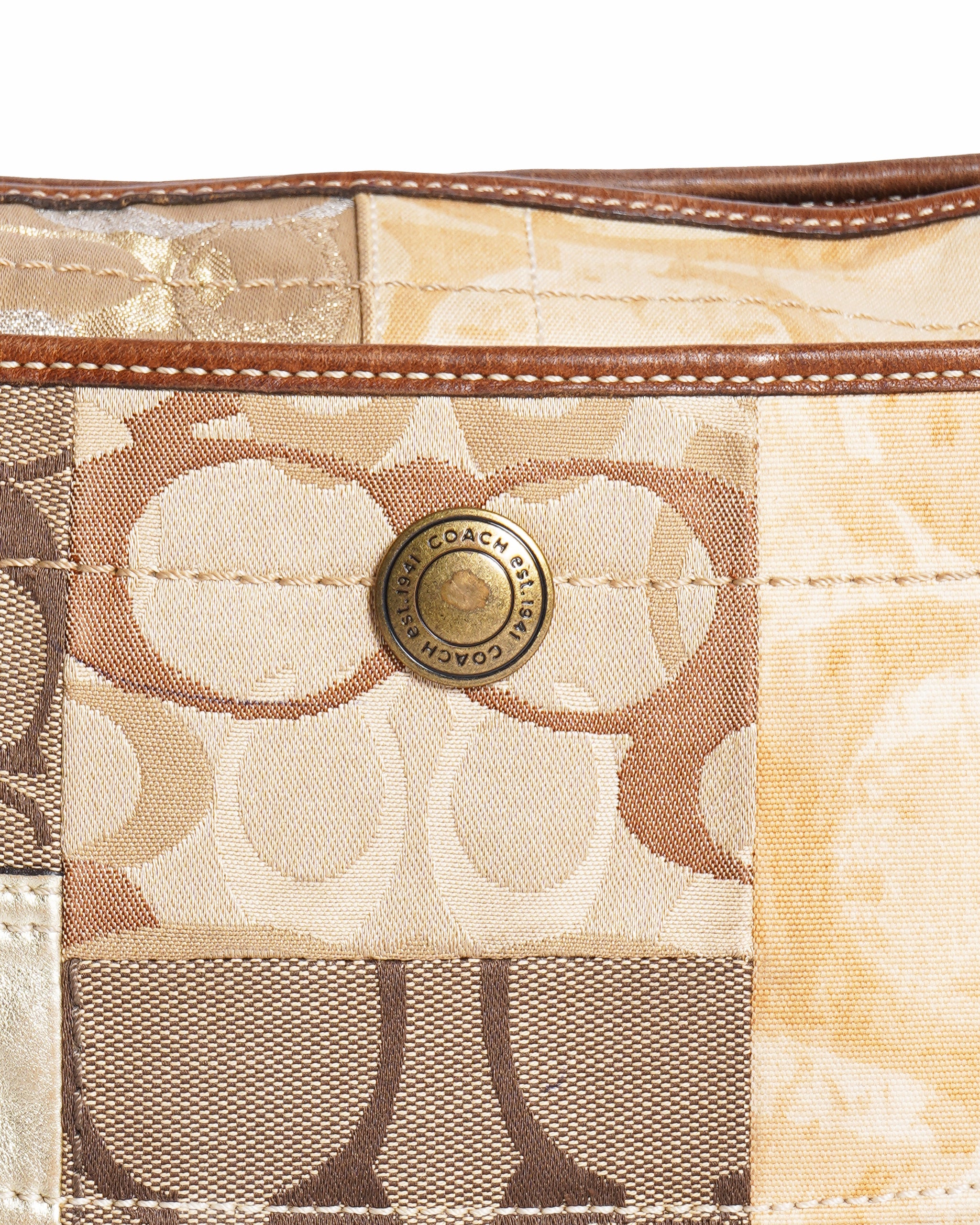 Coach
Signature Sufflette Ergo Patchwork Shoulder Bag