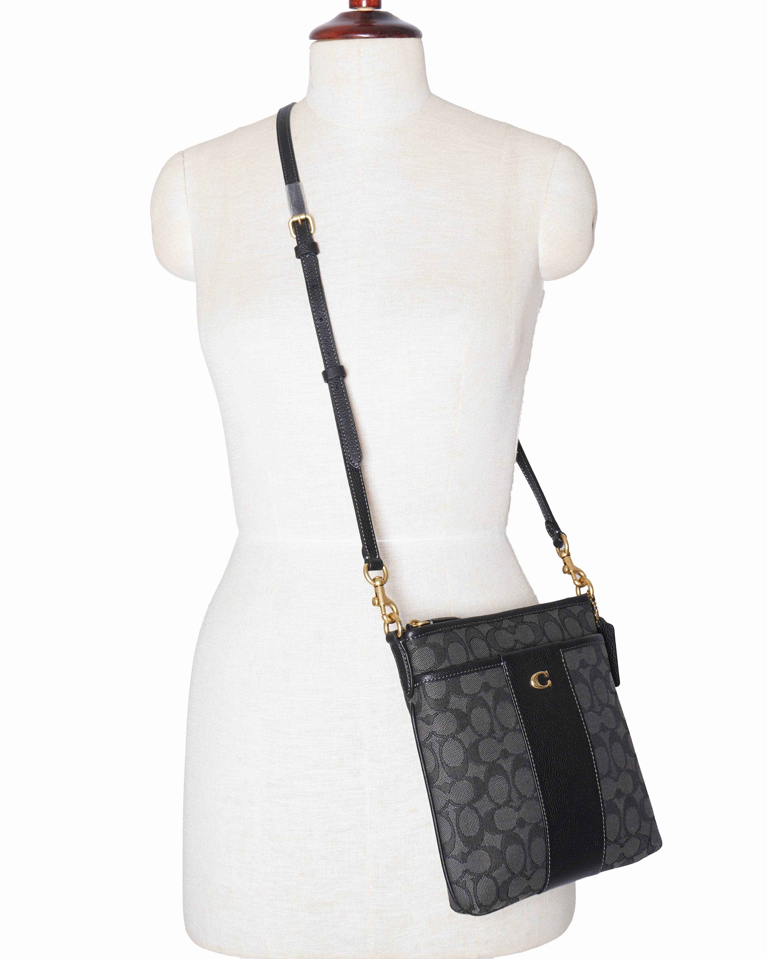 Coach Monogram Messenger Crossbody Bag