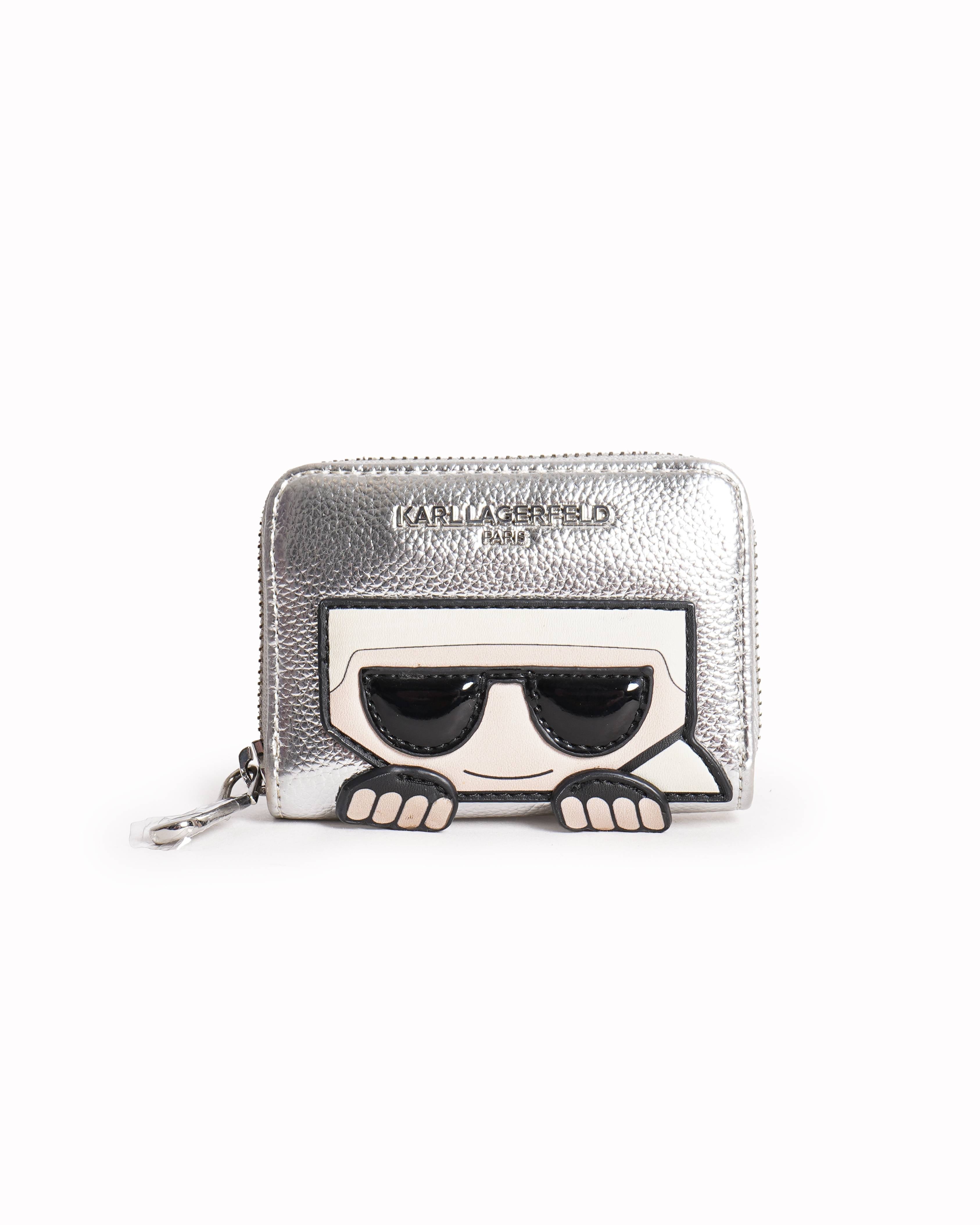 New Karl Lagerfeld Paris Zip Around Wallet