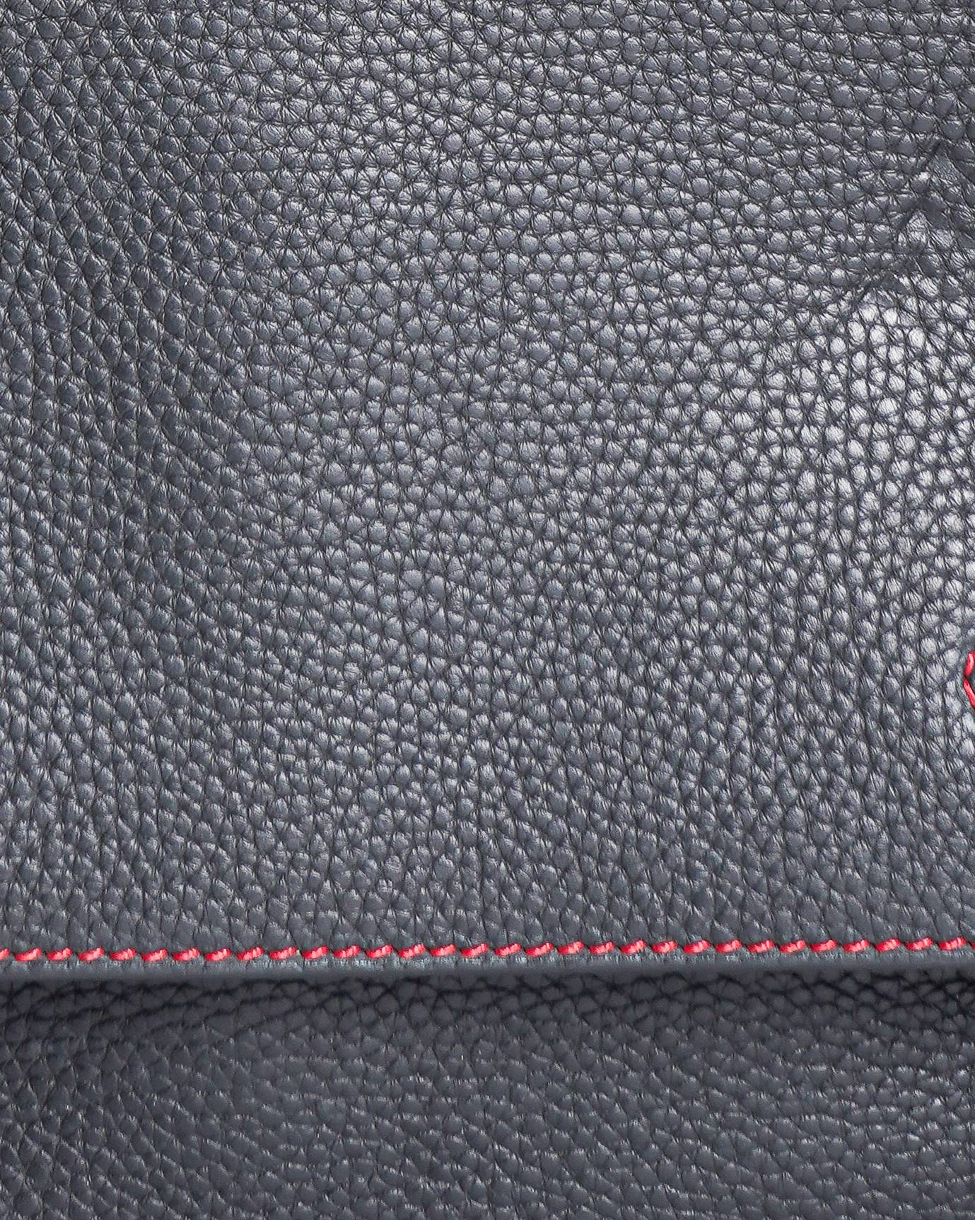 Hermès Black Clemence Leather Messenger Satchel Bag