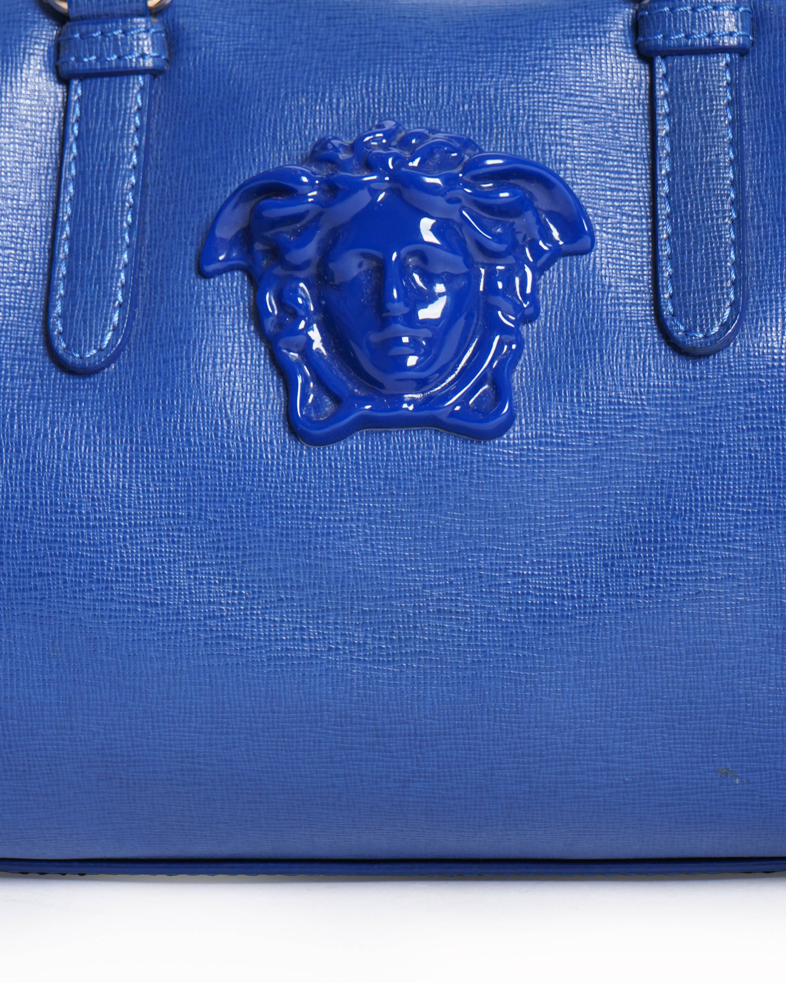 New Versace medusa palazzo bowling bag