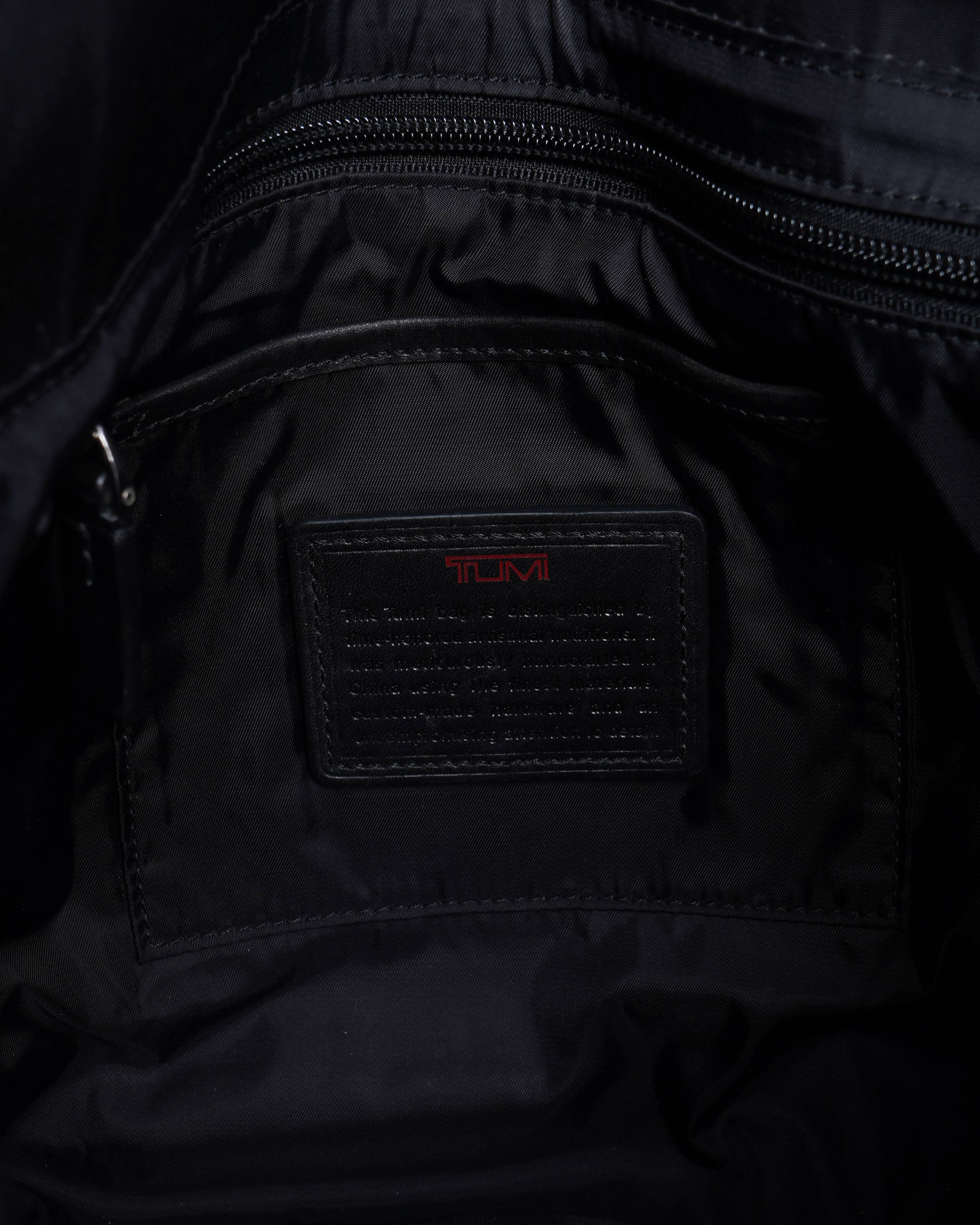 Tumi briefcase in black