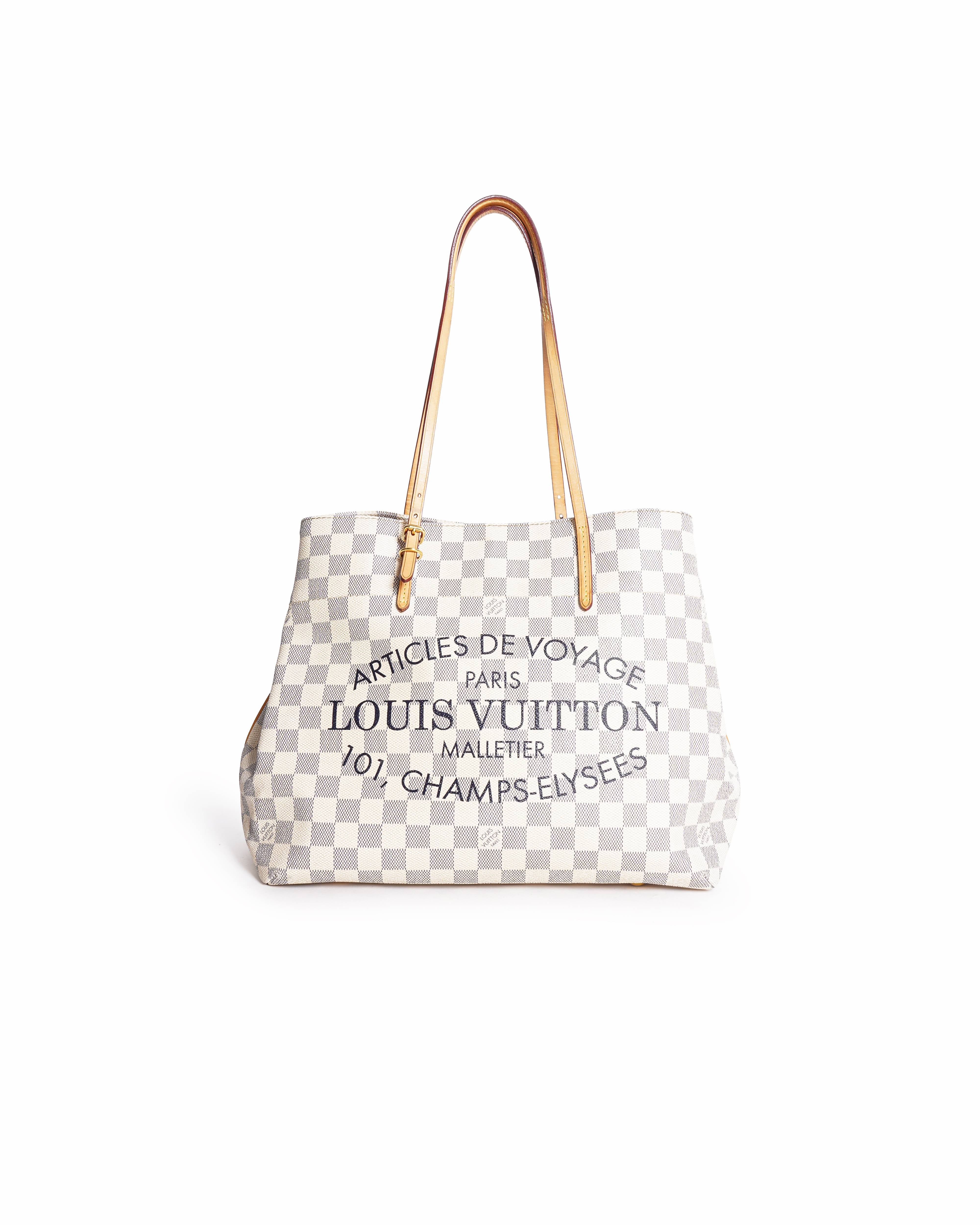 Louis Vuitton Damier Azur De Voyage Cabas Adventure Bag