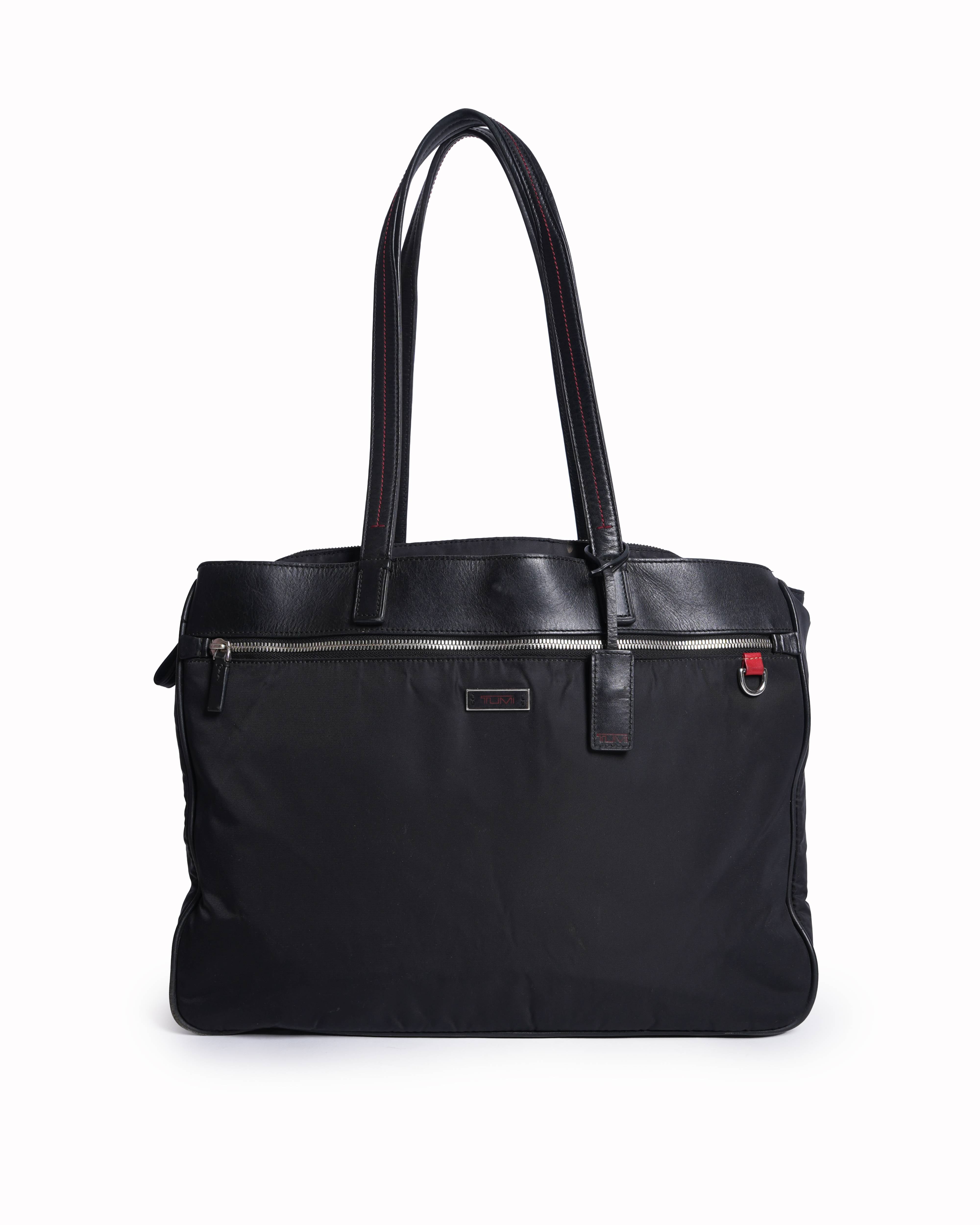 Tumi briefcase in black
