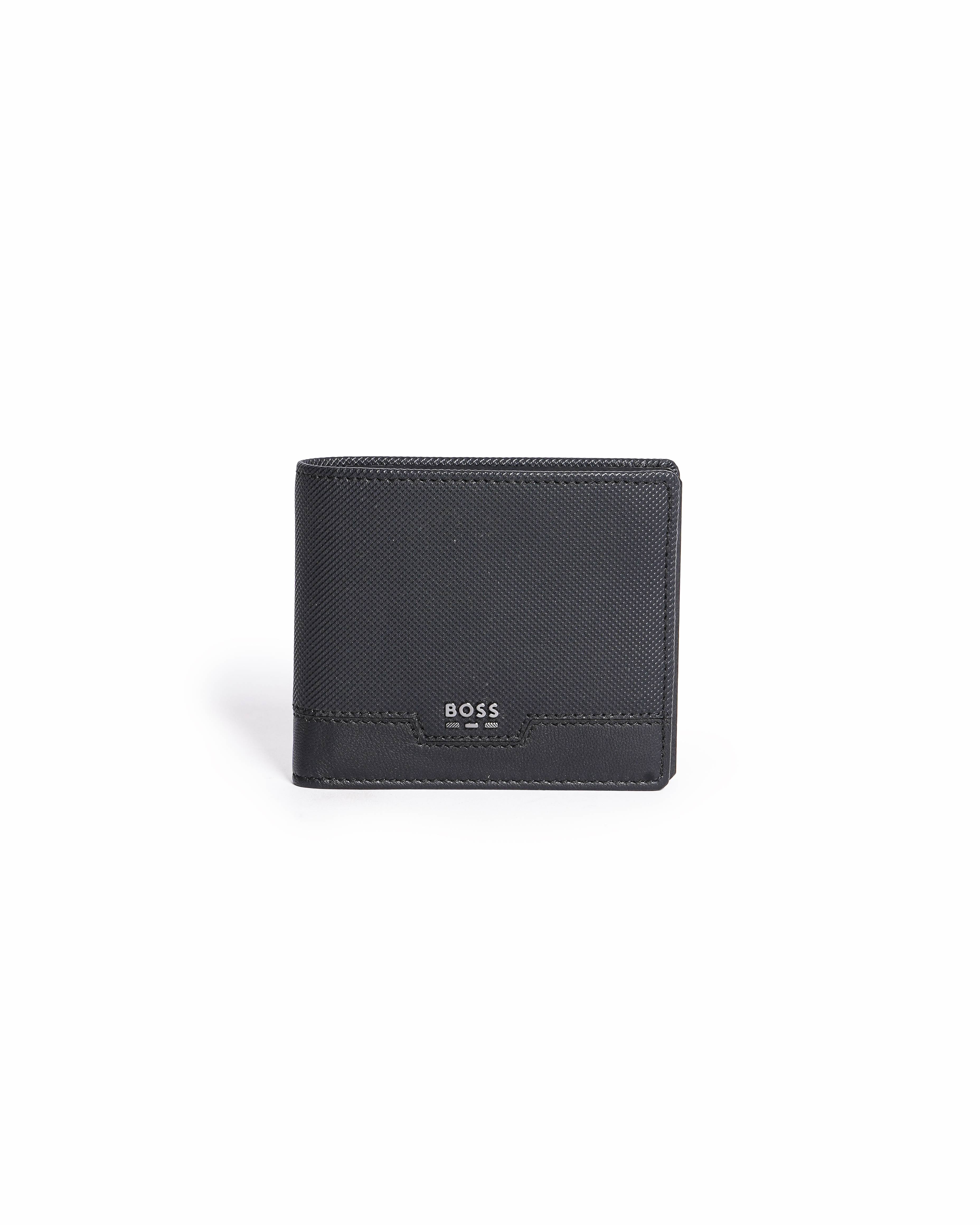 BOSS Black Cullen Signature Logo Billfold Wallet