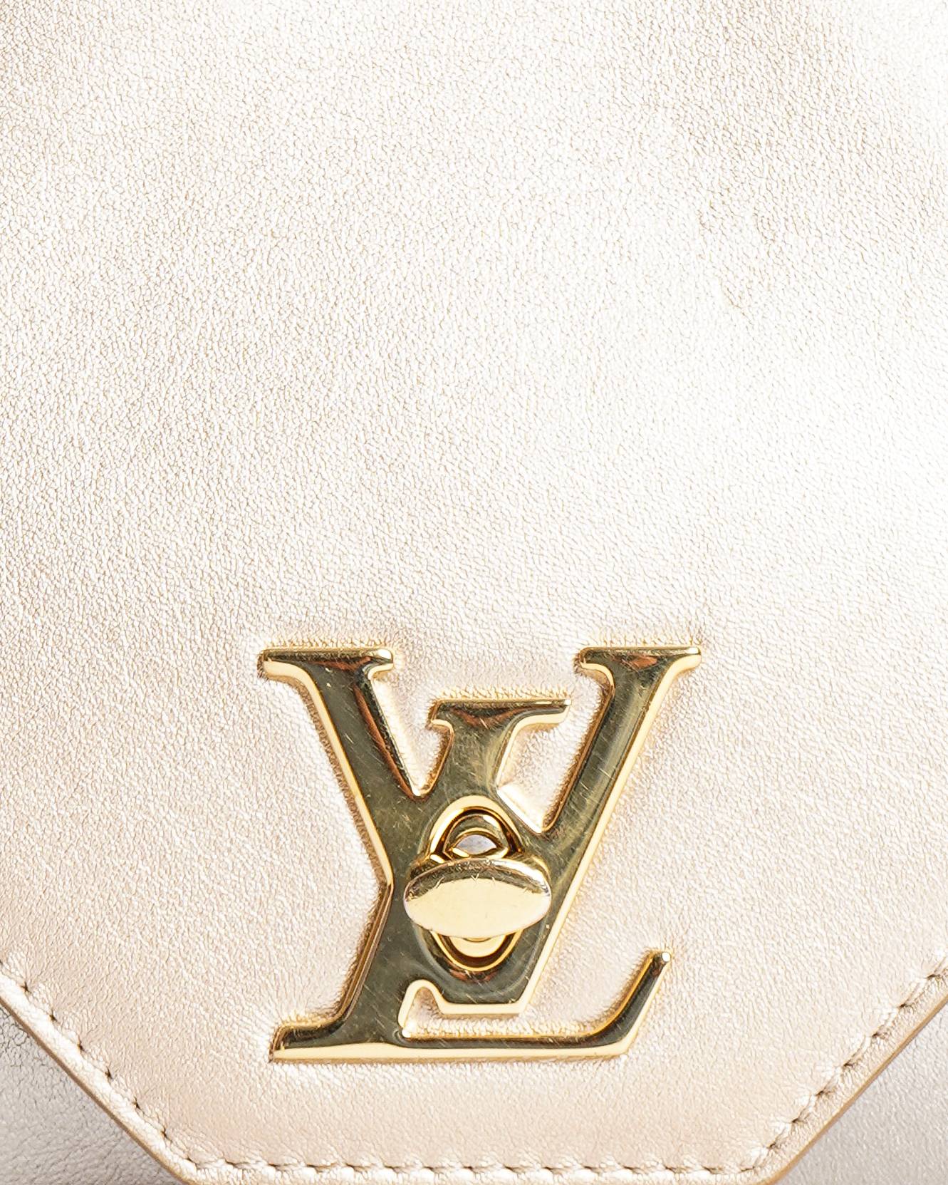 Louis Vuitton Calfskin Leather Love Note Shoulder Bag