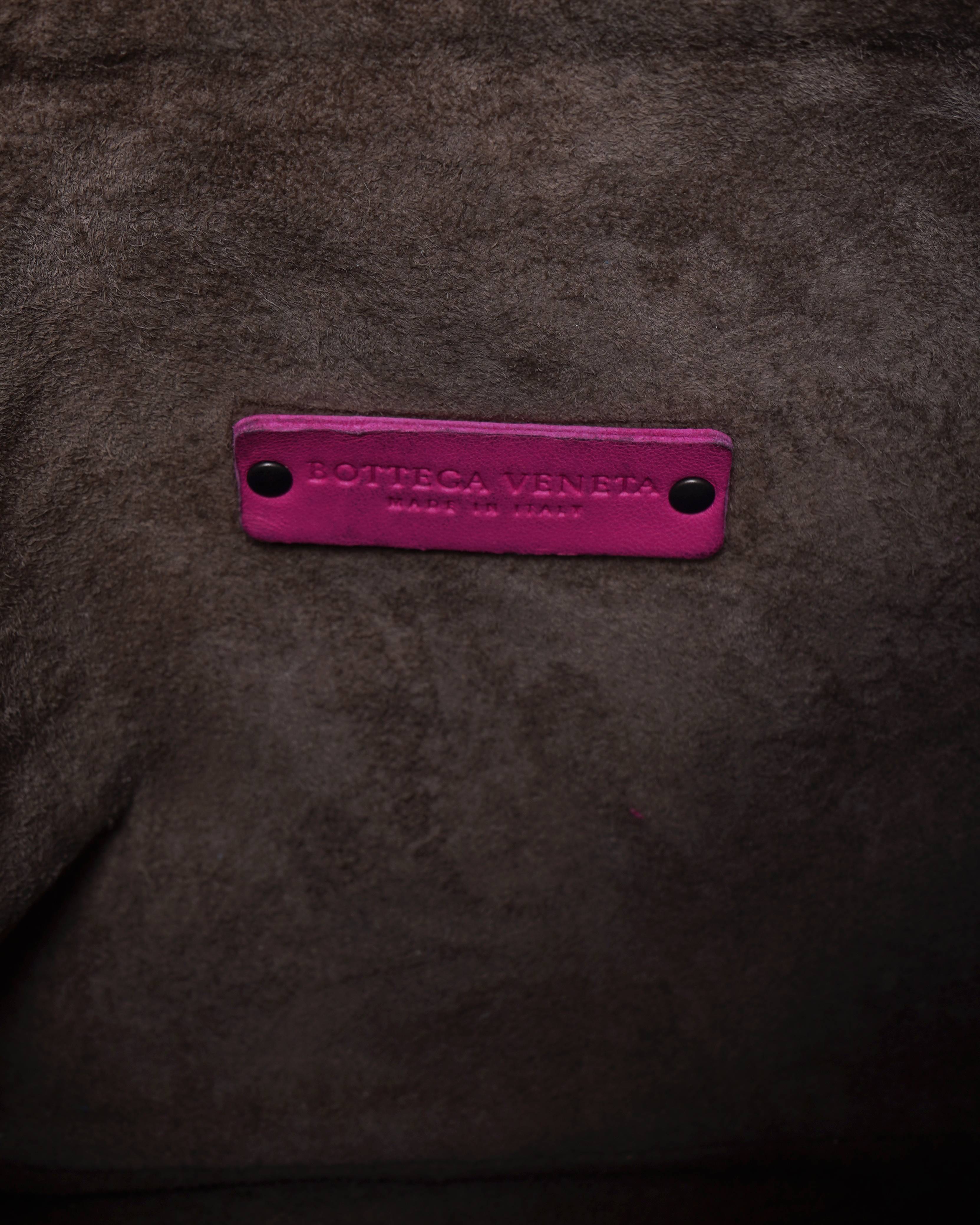 New Bottega veneta pink intrecciato shoulder bag