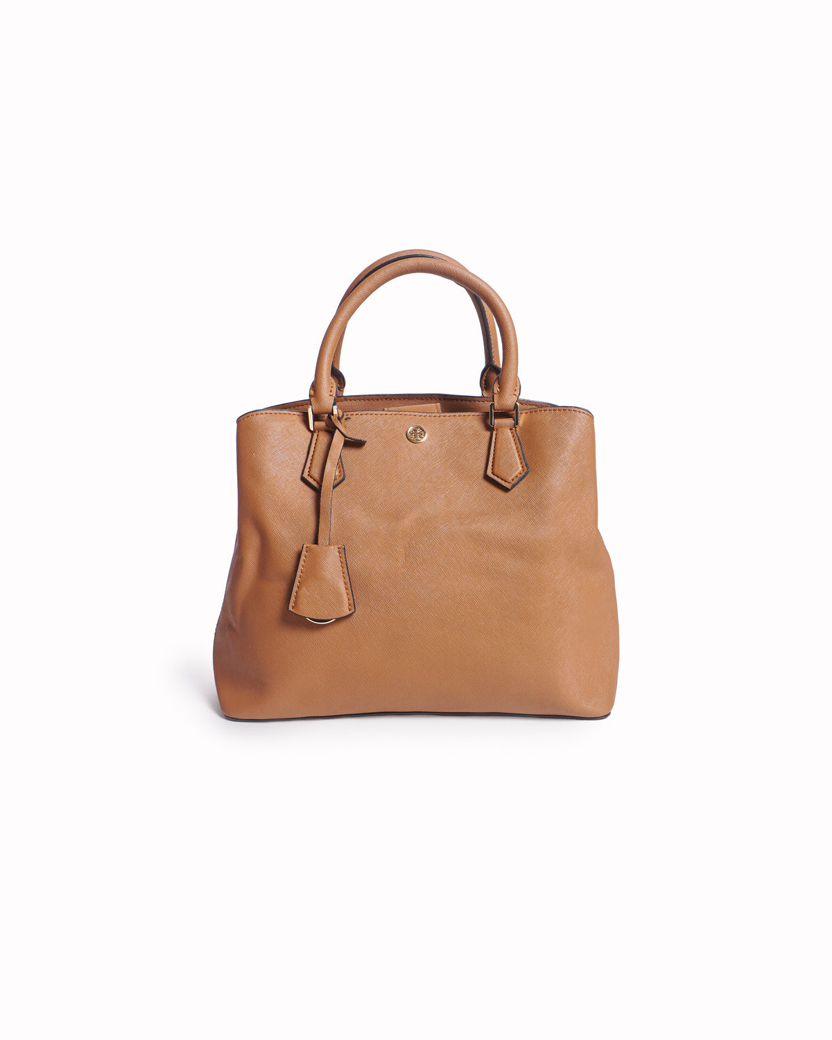 Tory Burch Small Perry Tan Leather Tote Bag