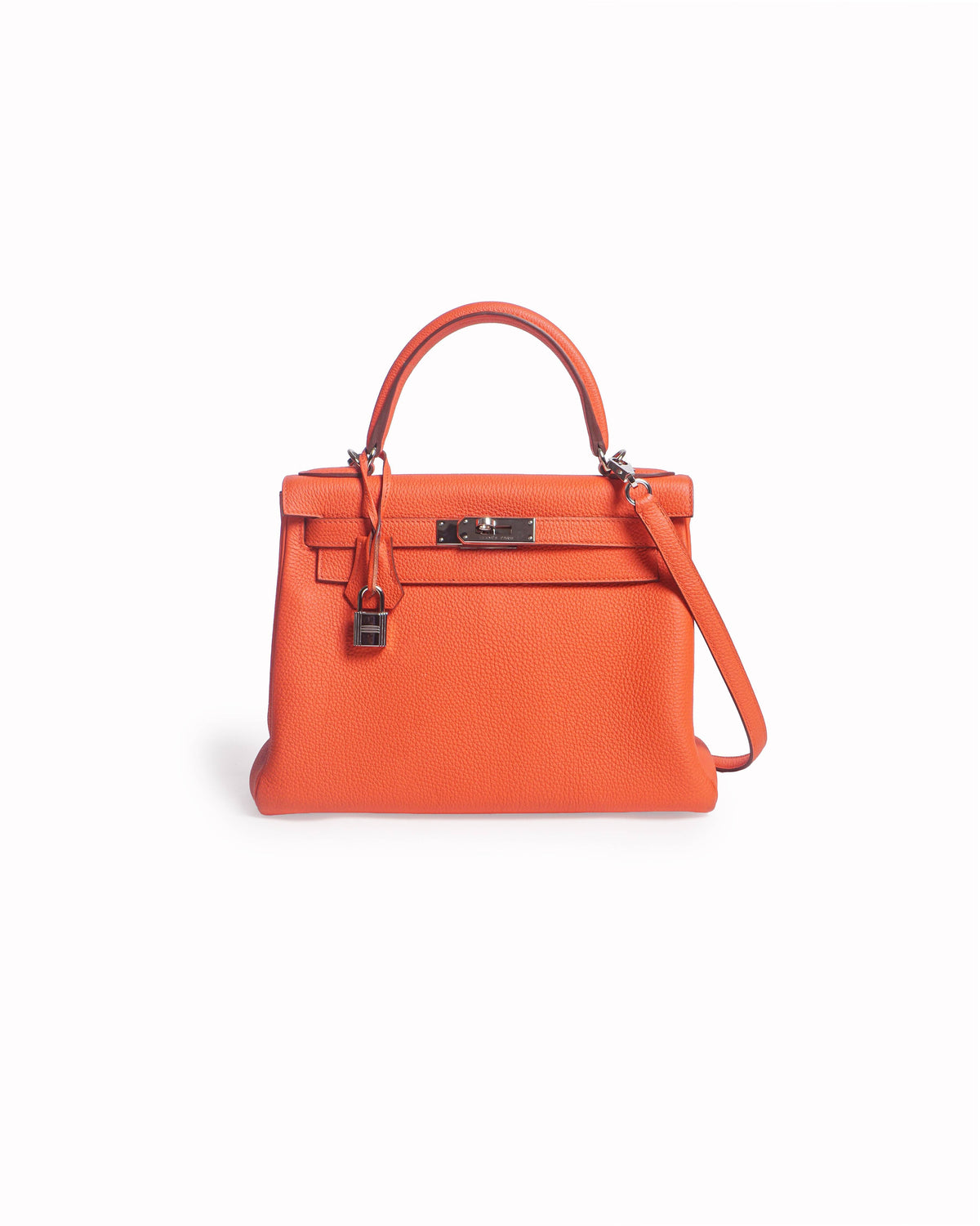 Hermès Kelly 25 Retourne Togo Leather with Palladium Hardware