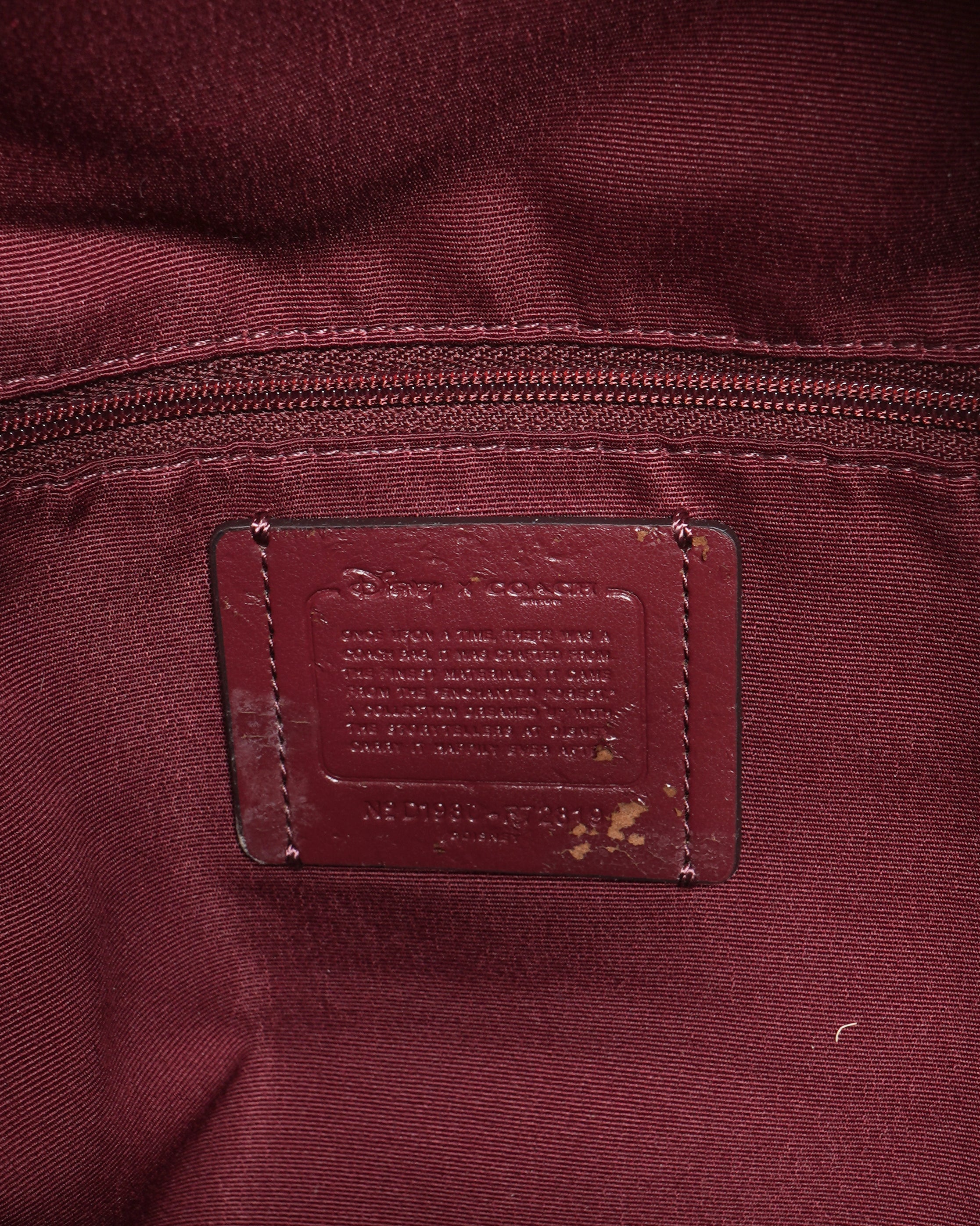 Coach x Disney Monogram Canvas Backpack