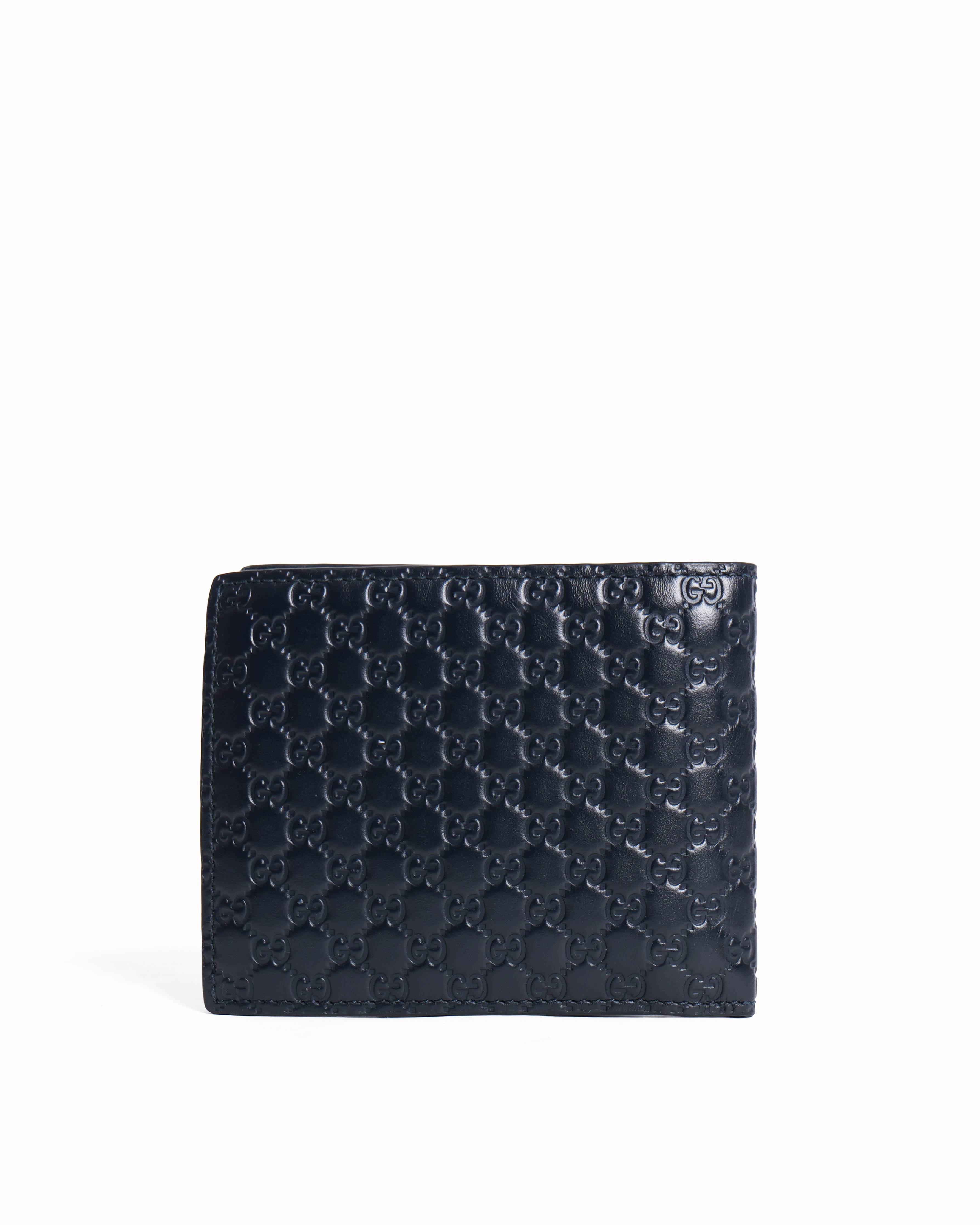 Gucci Leather Microguccissima Bifold Wallet