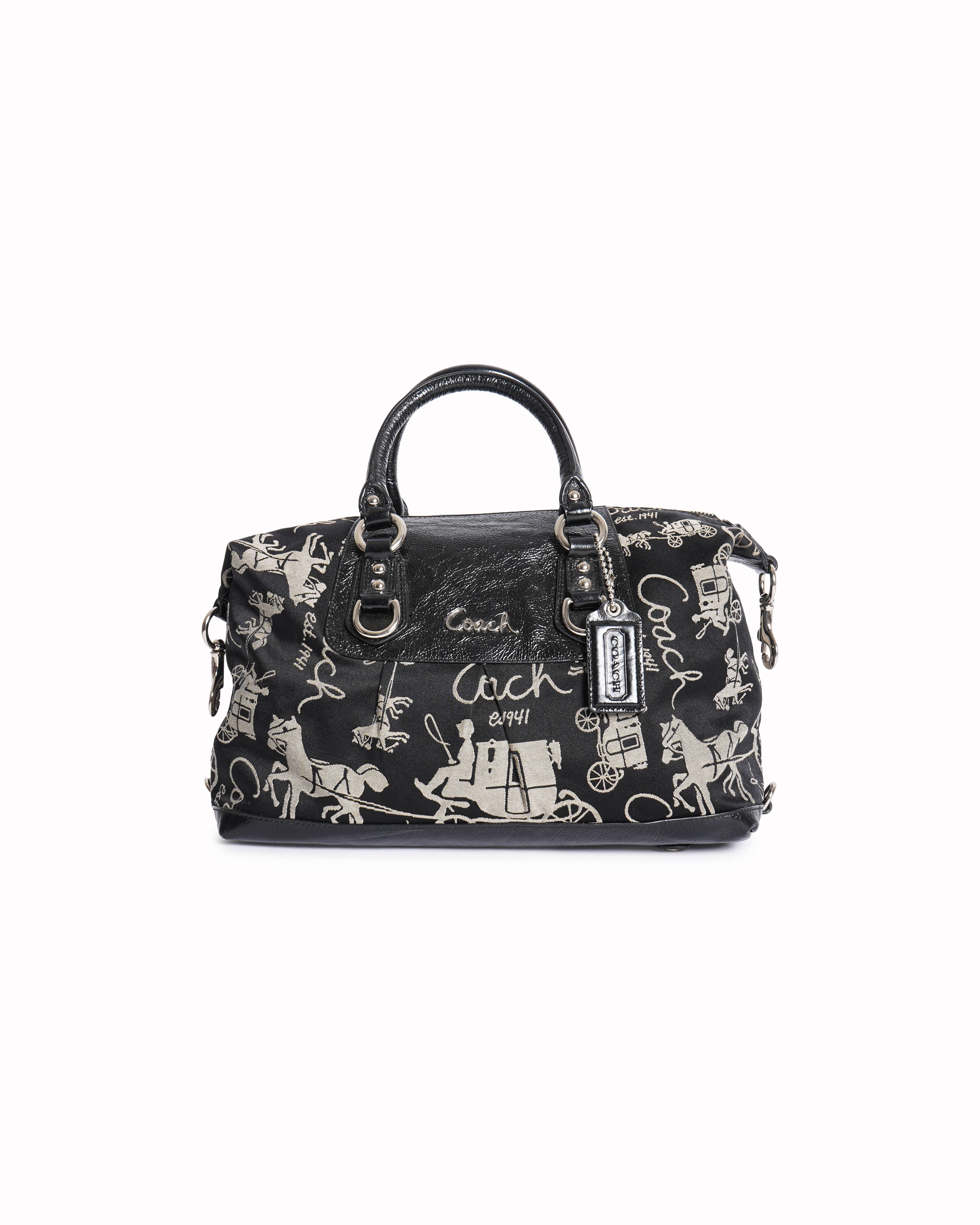 Coach Ashley Horse and Carriage Satchel handbag