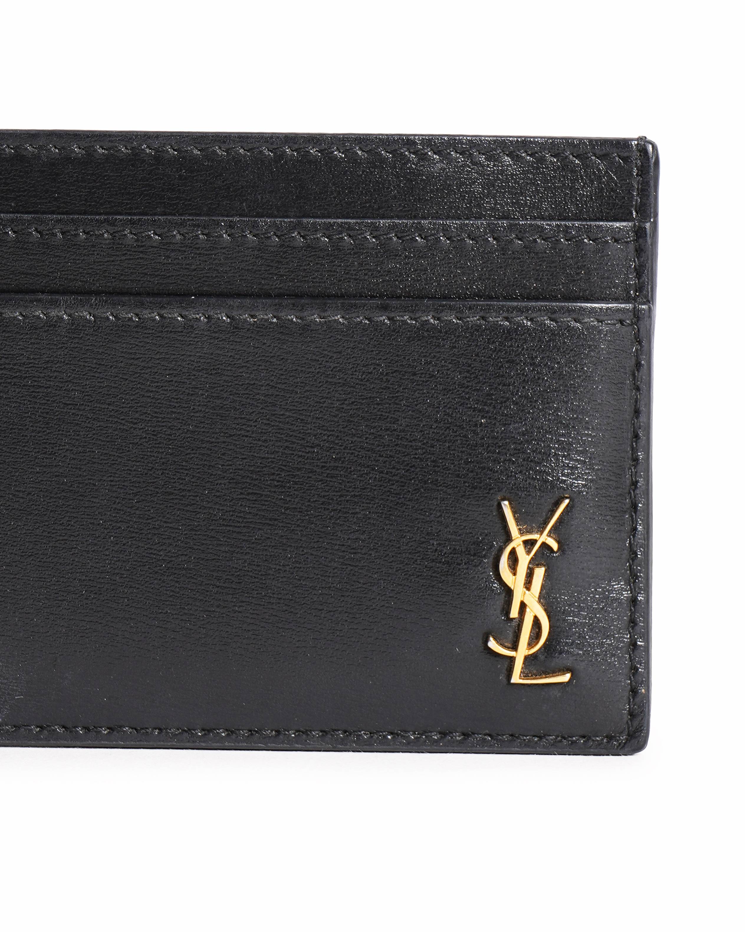 Saint Laurent Women's Card Holder In Black