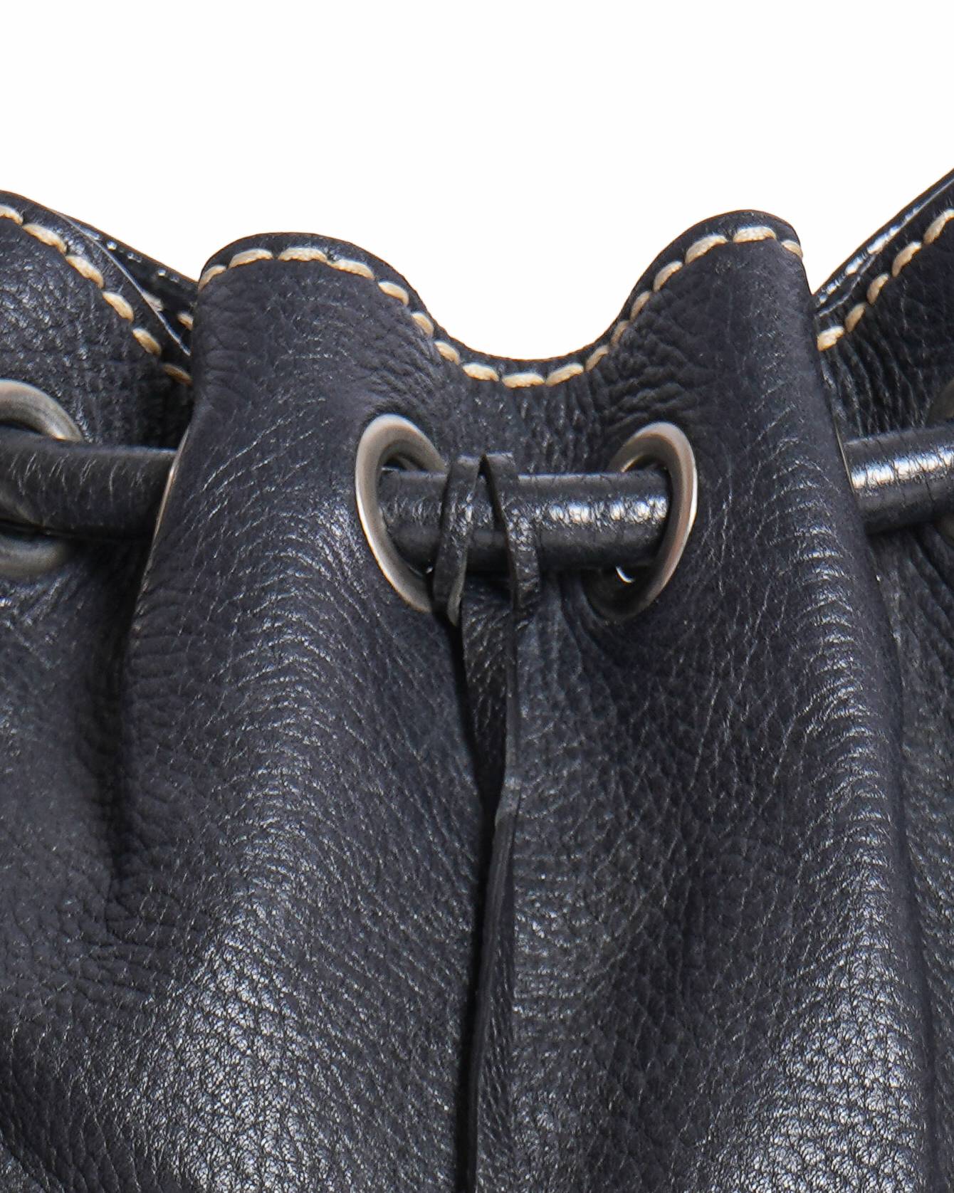 Tod's Black Pebbled Leather Top handle bag