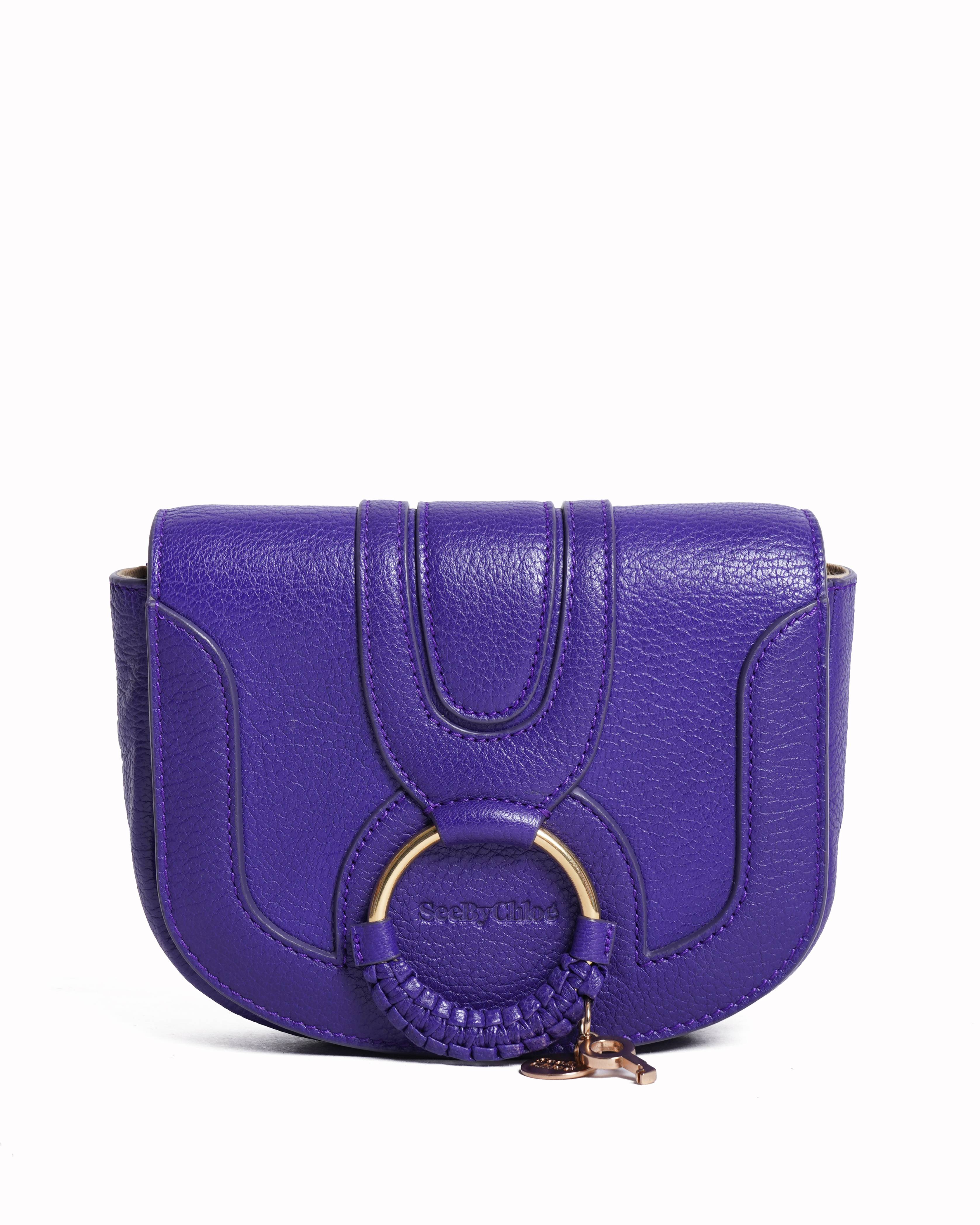 See By Chloé Leather Crossbody Bag in Purple