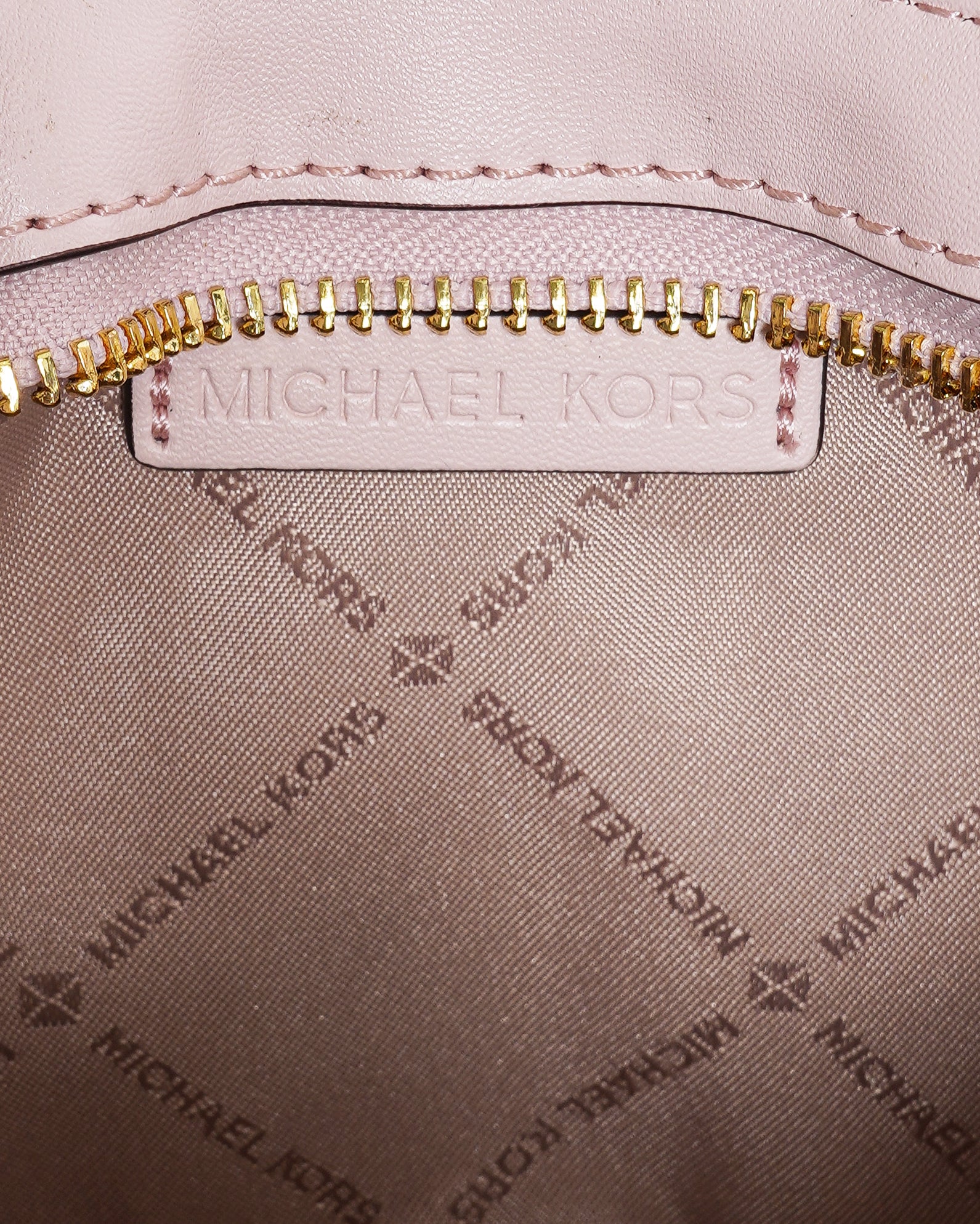 Michael Kors Small Carmen Pouchette Shoulder Bag Powder Pink