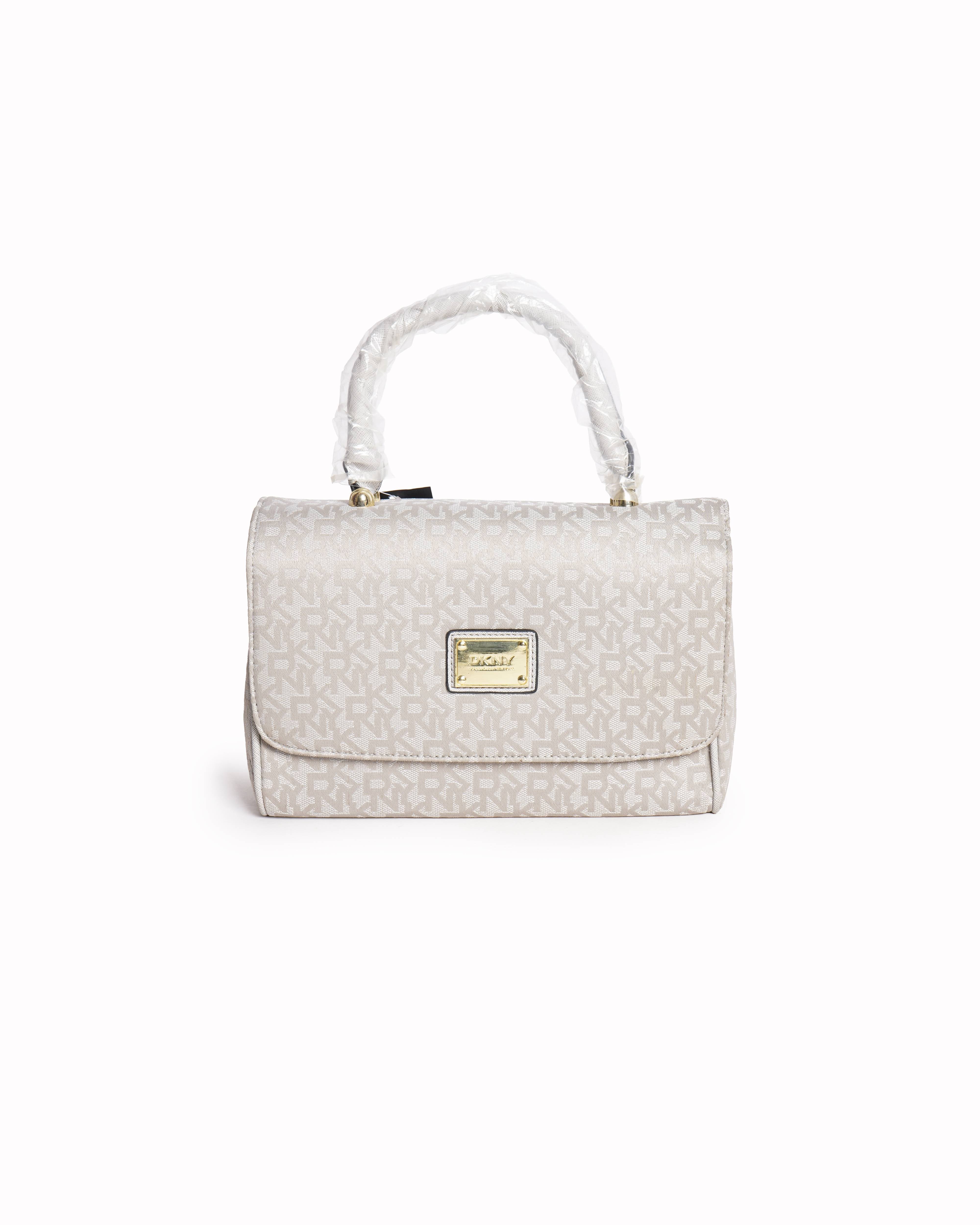 New Dkny Brand Print Shoulder Bag with Strap