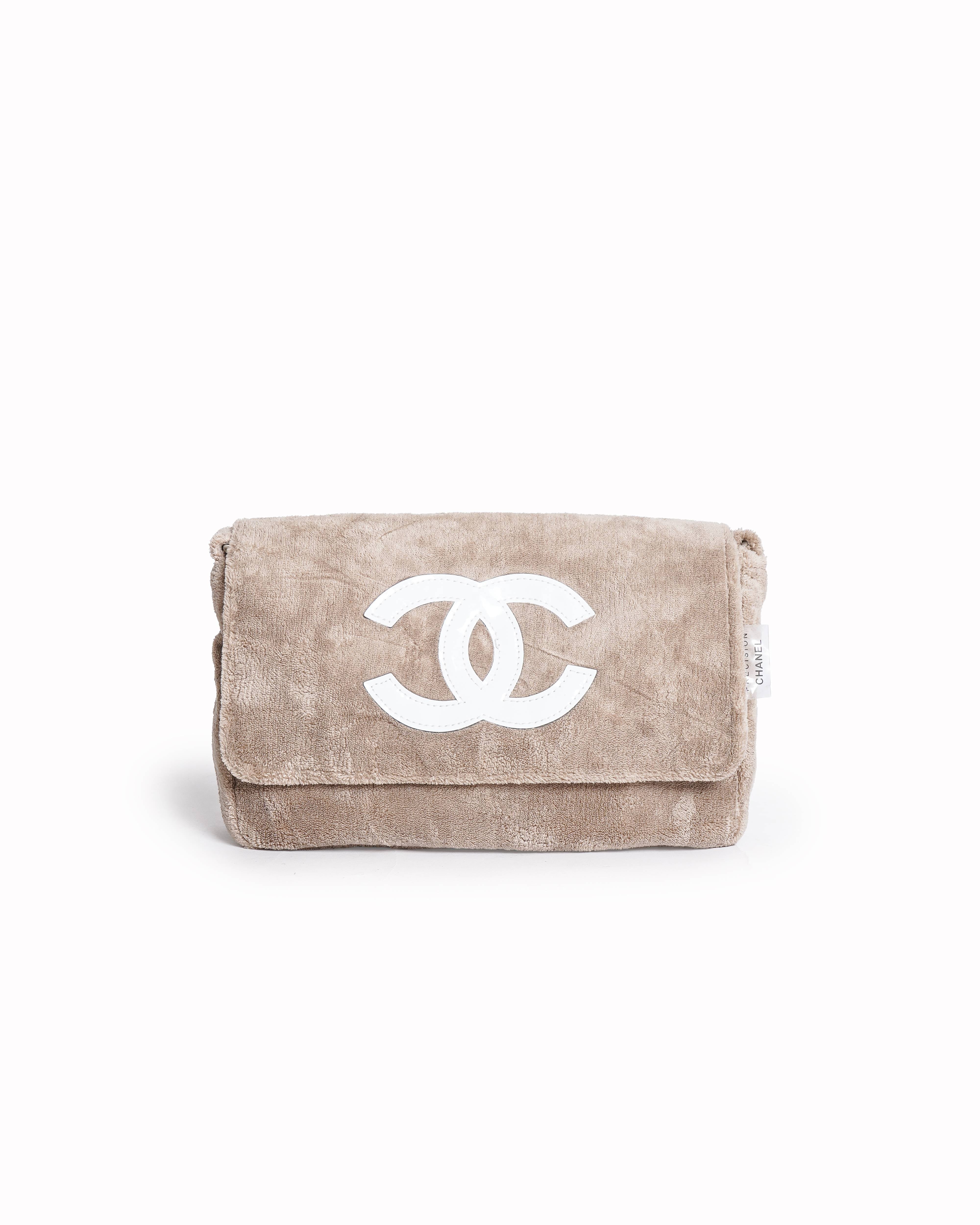 Chanel precision GWP plush messenger bag