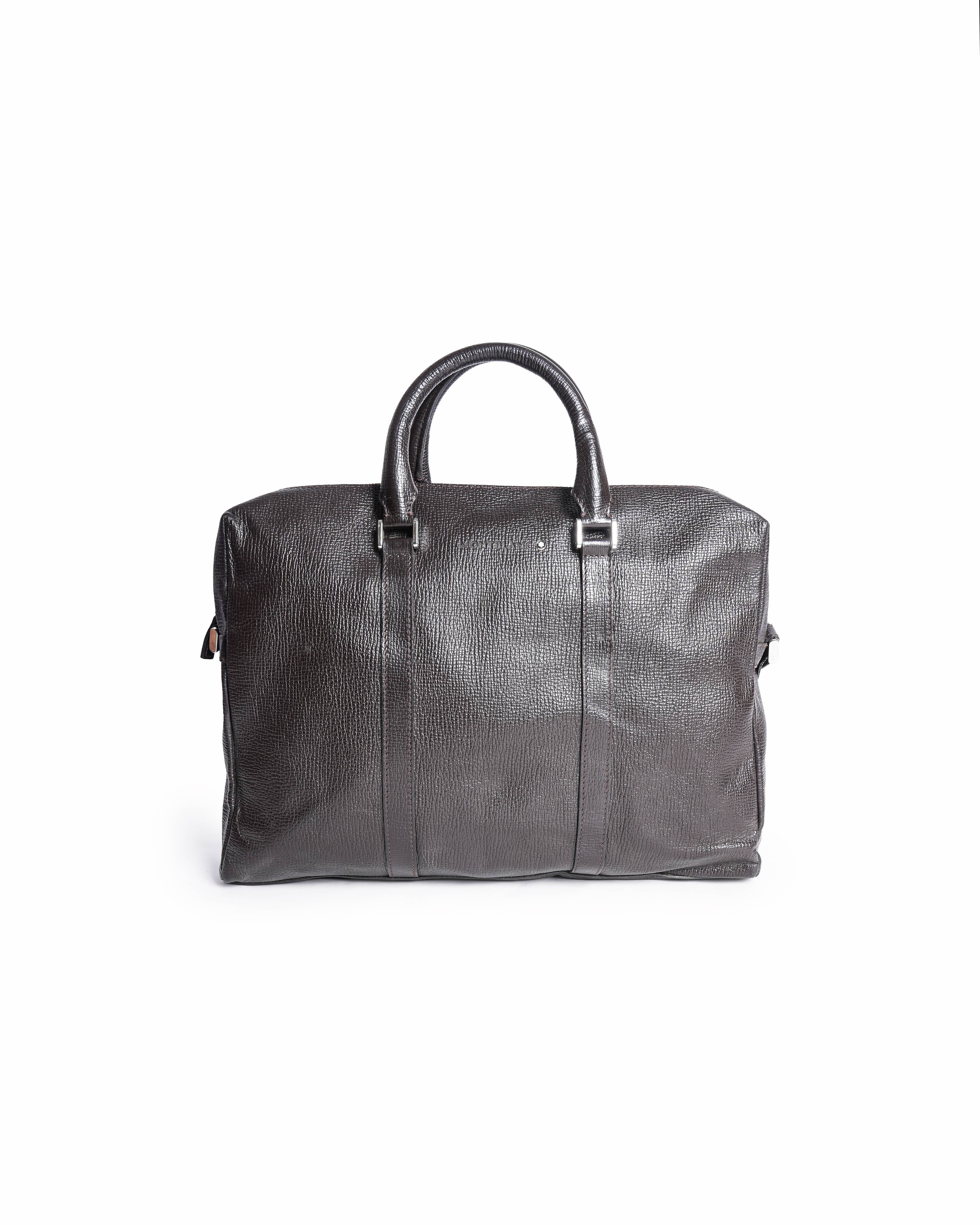 Montblanc Brown Soft Grain Meisterstück Shoulder Bag