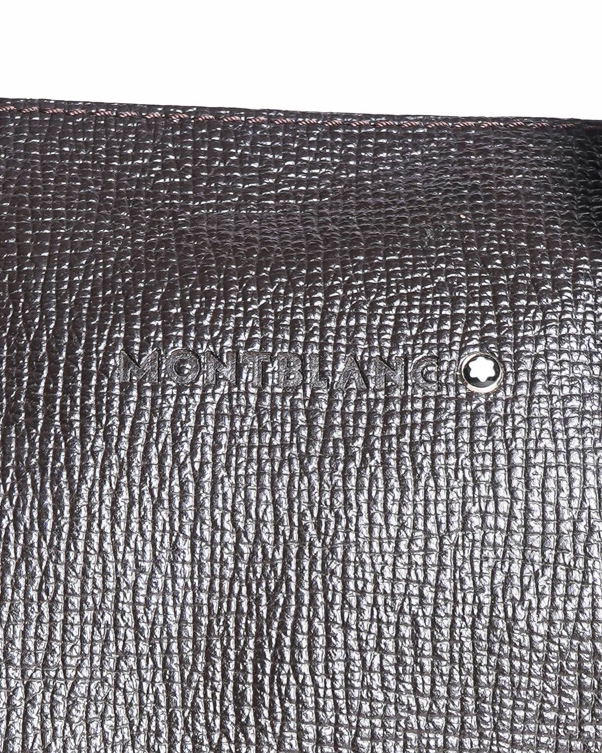 Montblanc Brown Soft Grain Meisterstück Shoulder Bag