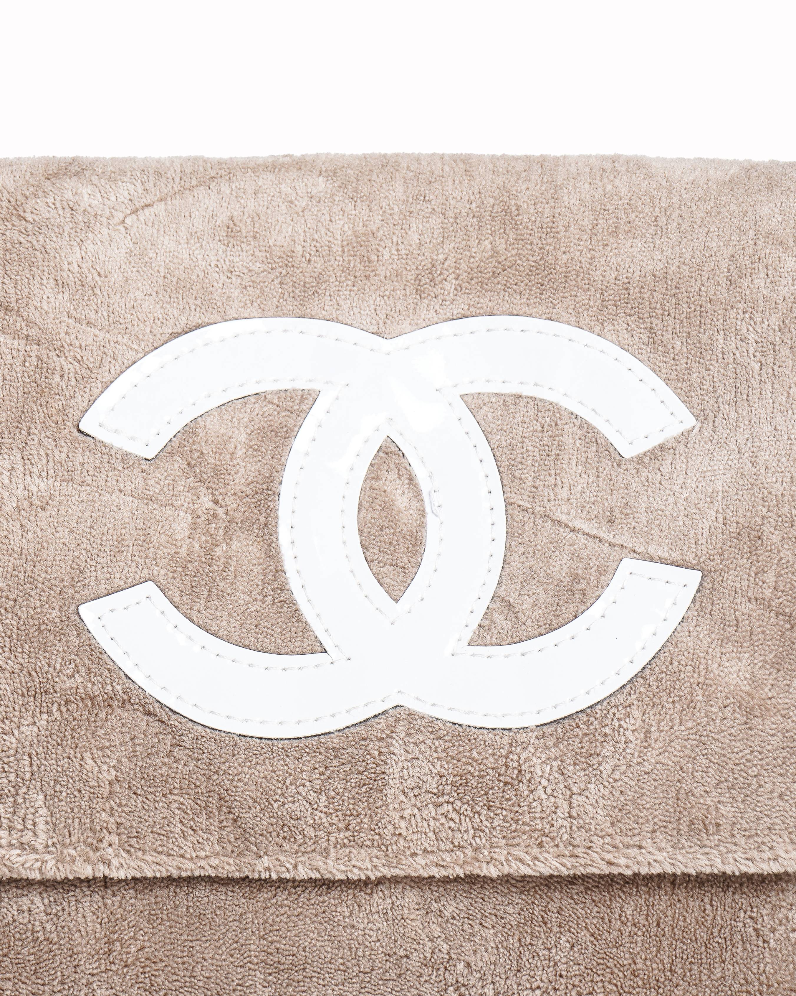 Chanel precision GWP plush messenger bag
