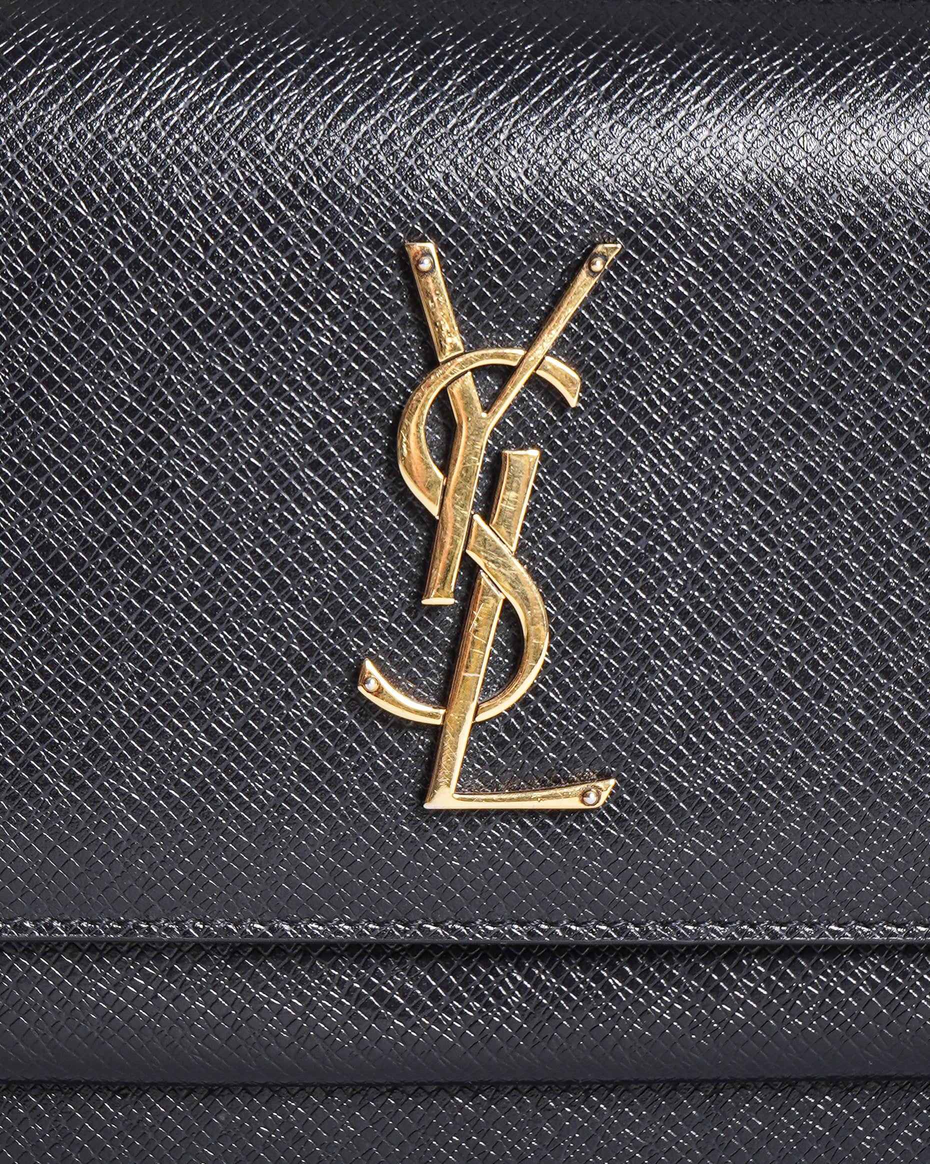 Saint Laurent Small Sunset Crossbody In Black