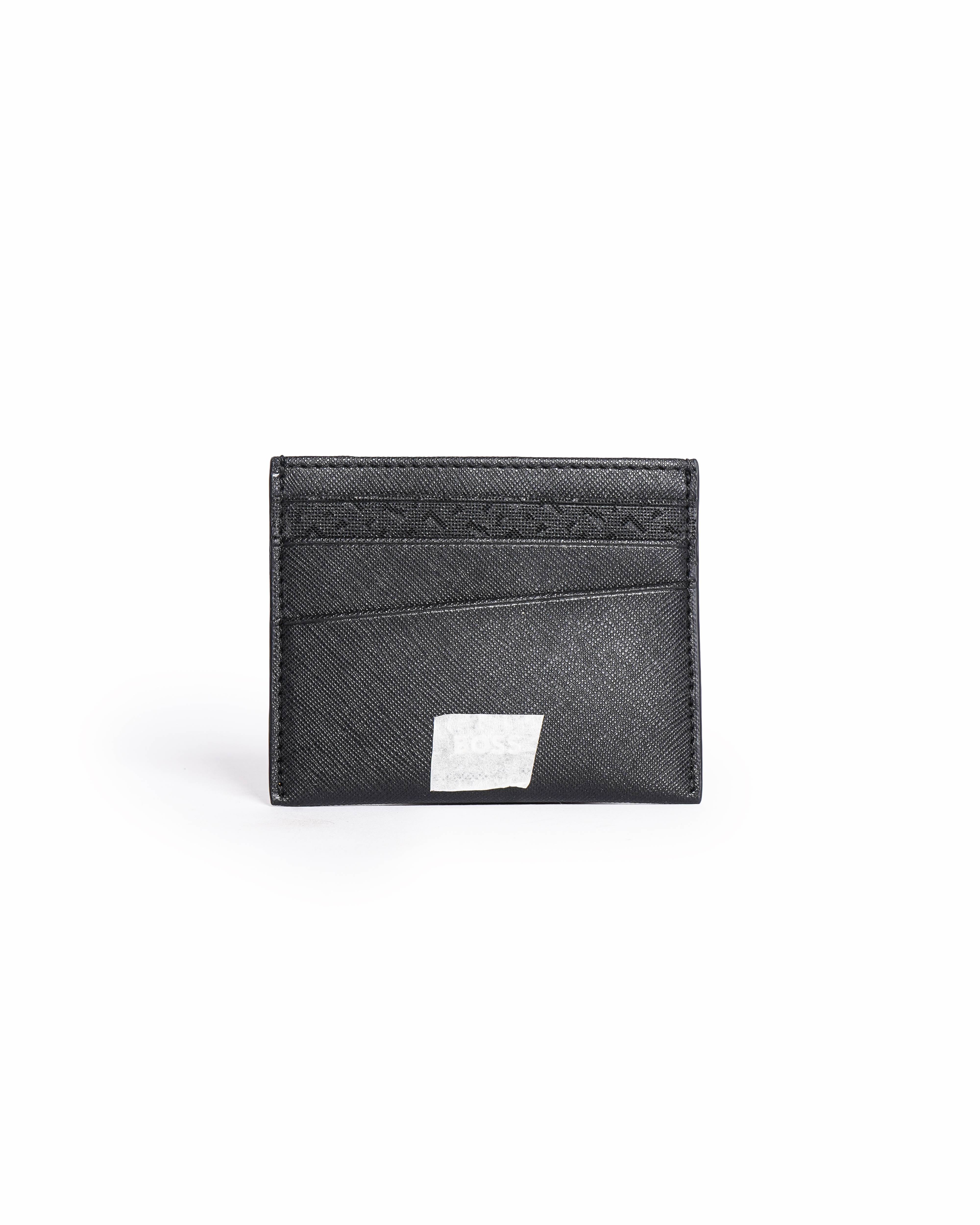 Boss Black Saffiano Leather Card Holder