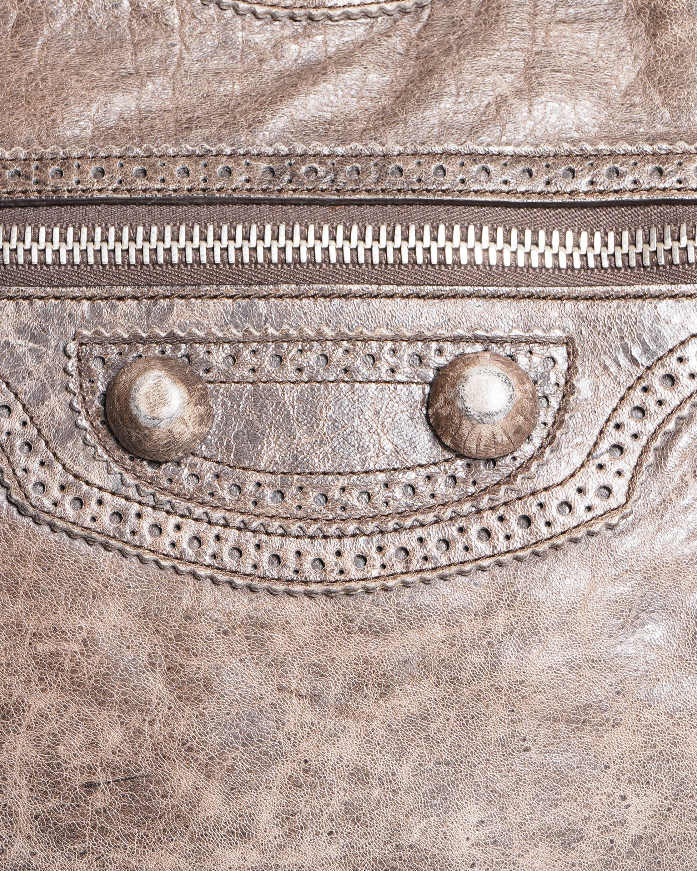 Balenciaga Motocross Giant Folder Brogue Bag