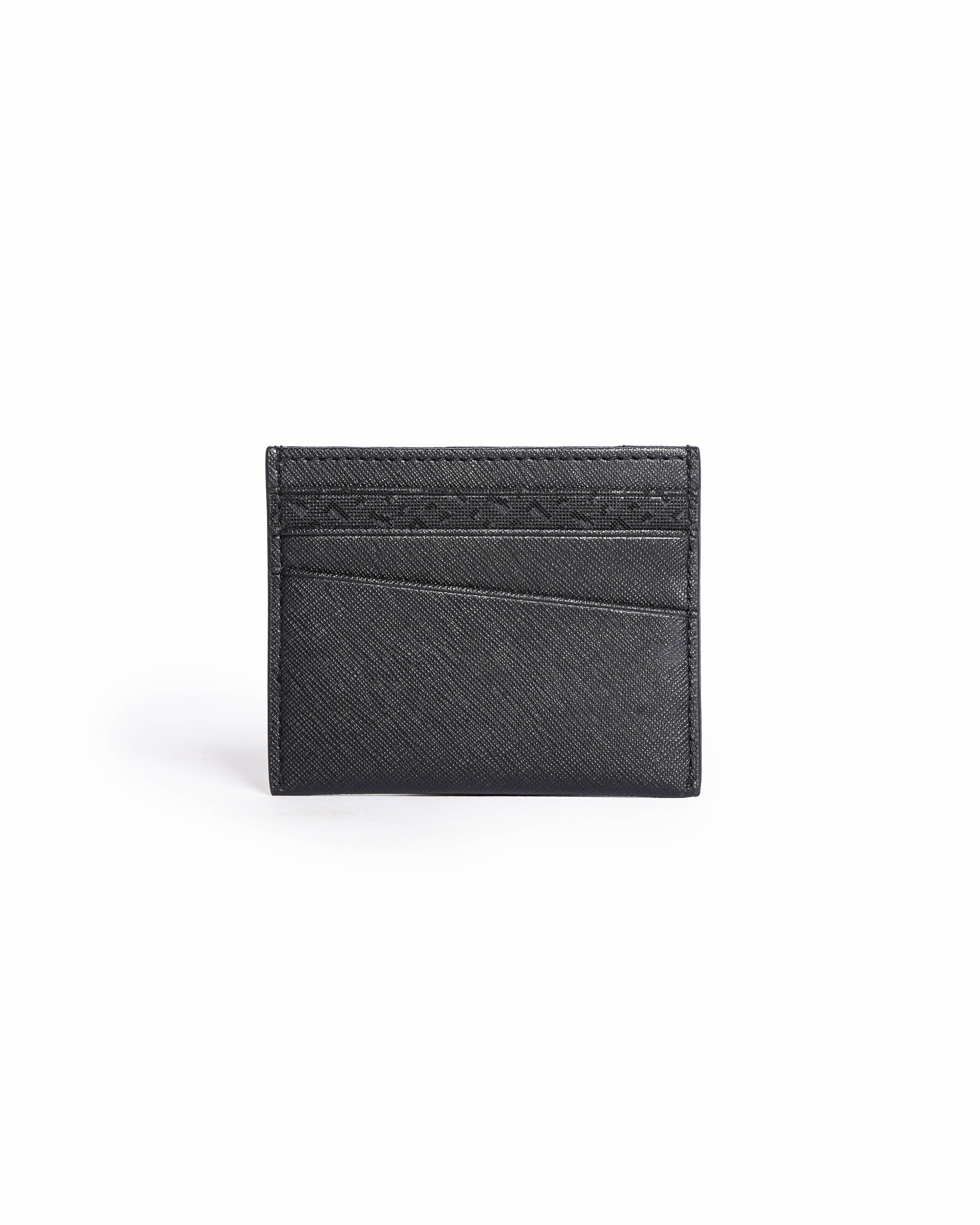 Boss Black Saffiano Leather Card Holder