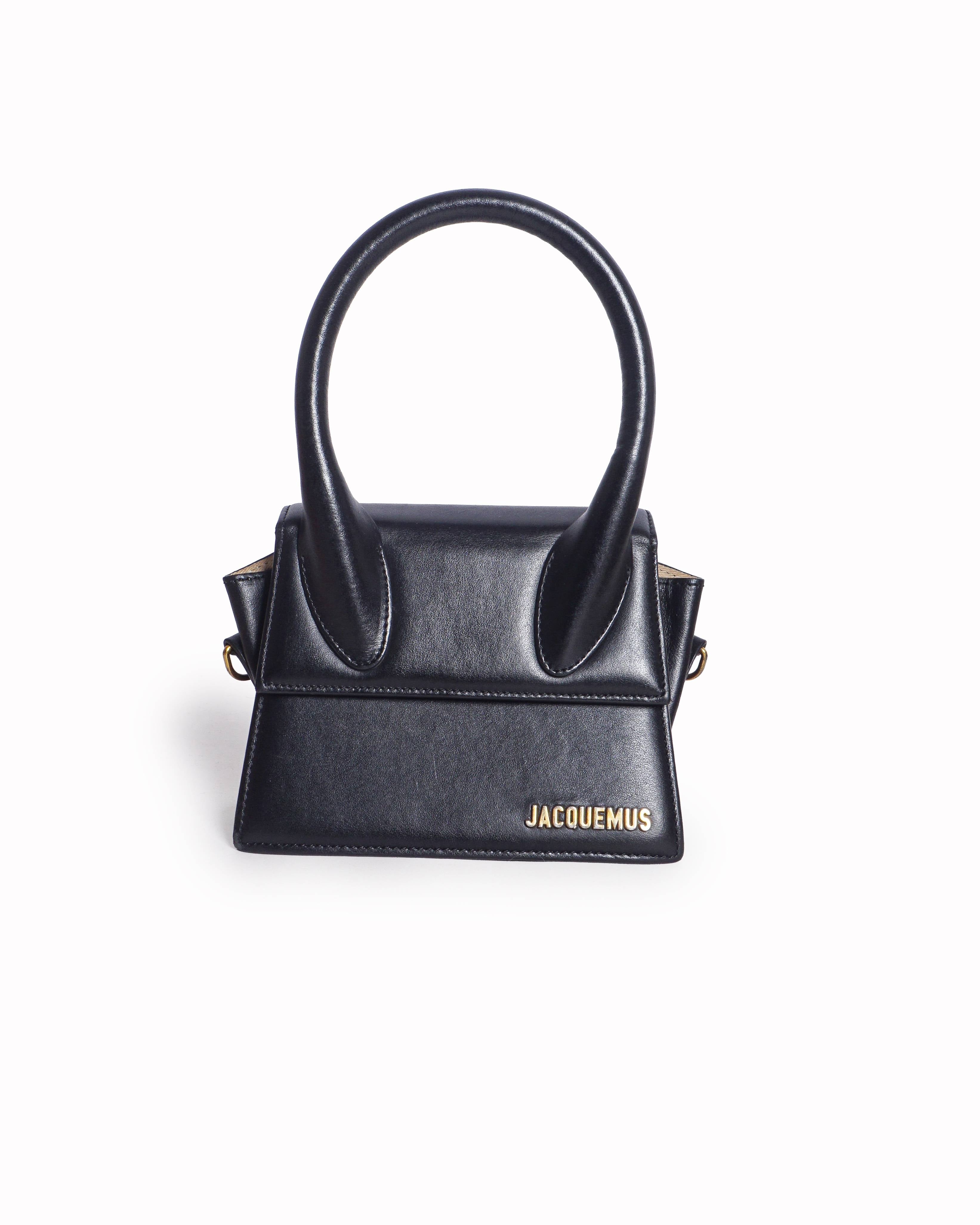 Jacquemus Black Leather Le Chiquito Crossbody Bag
