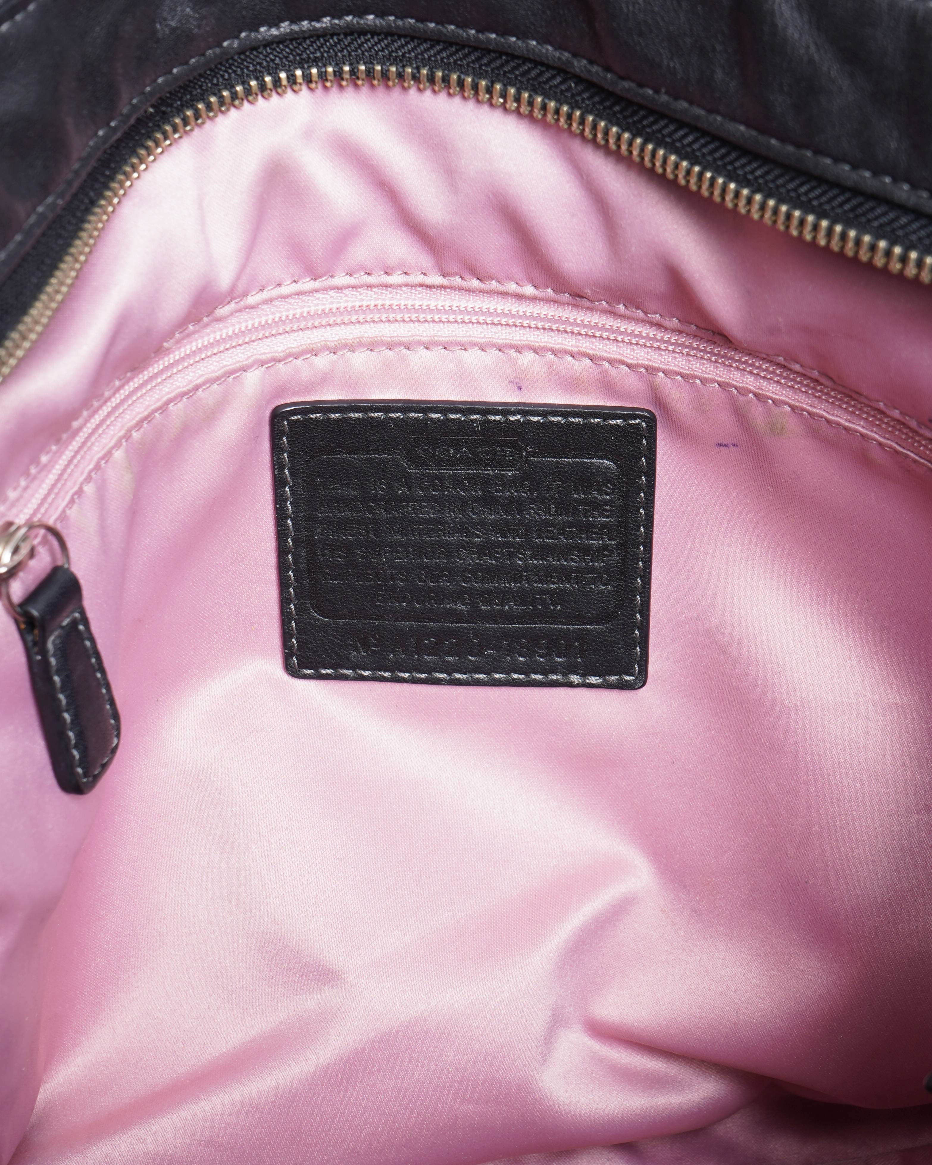 Coach Black Leather tote bag