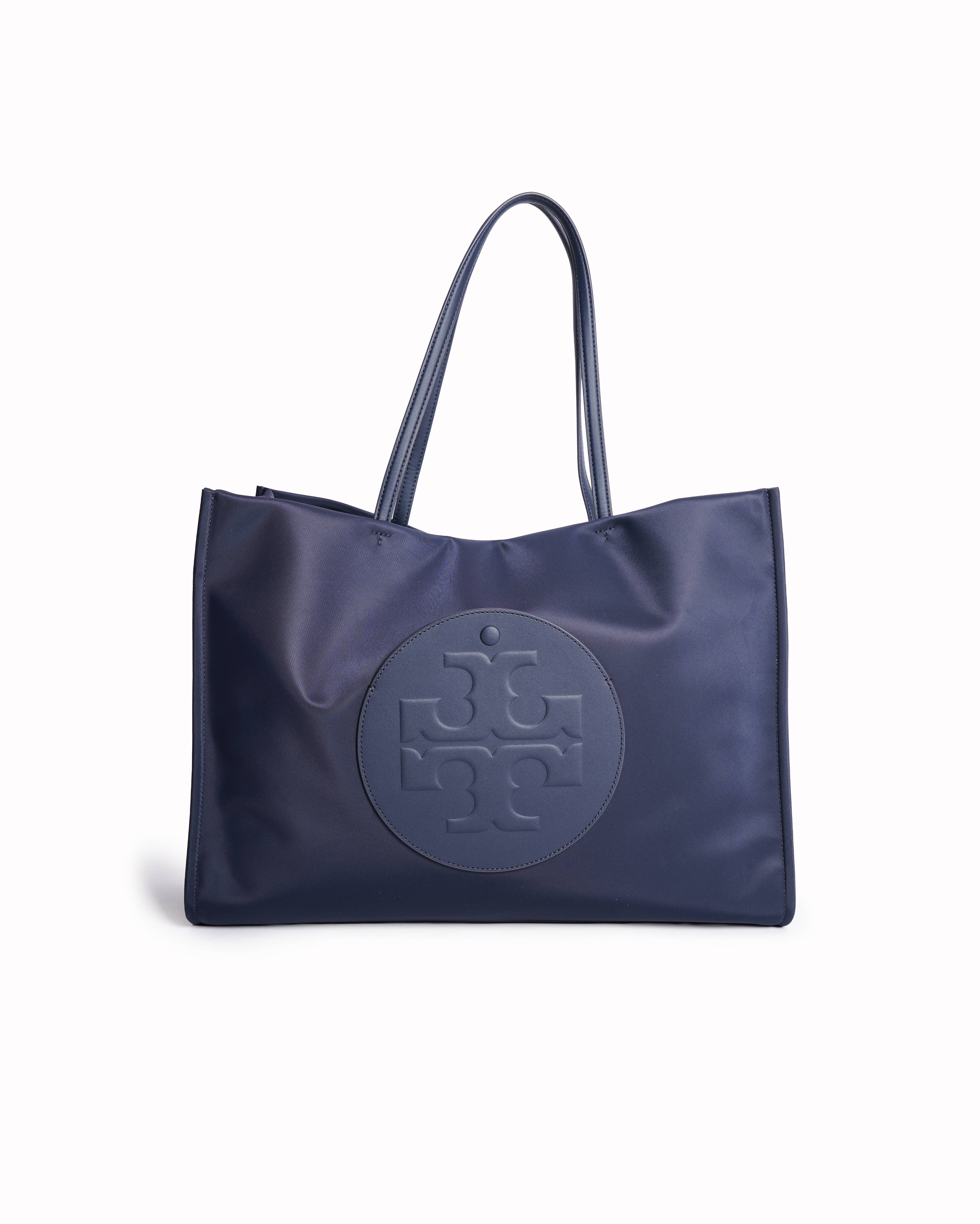 Tory burch ella tote bag in Navy Blue