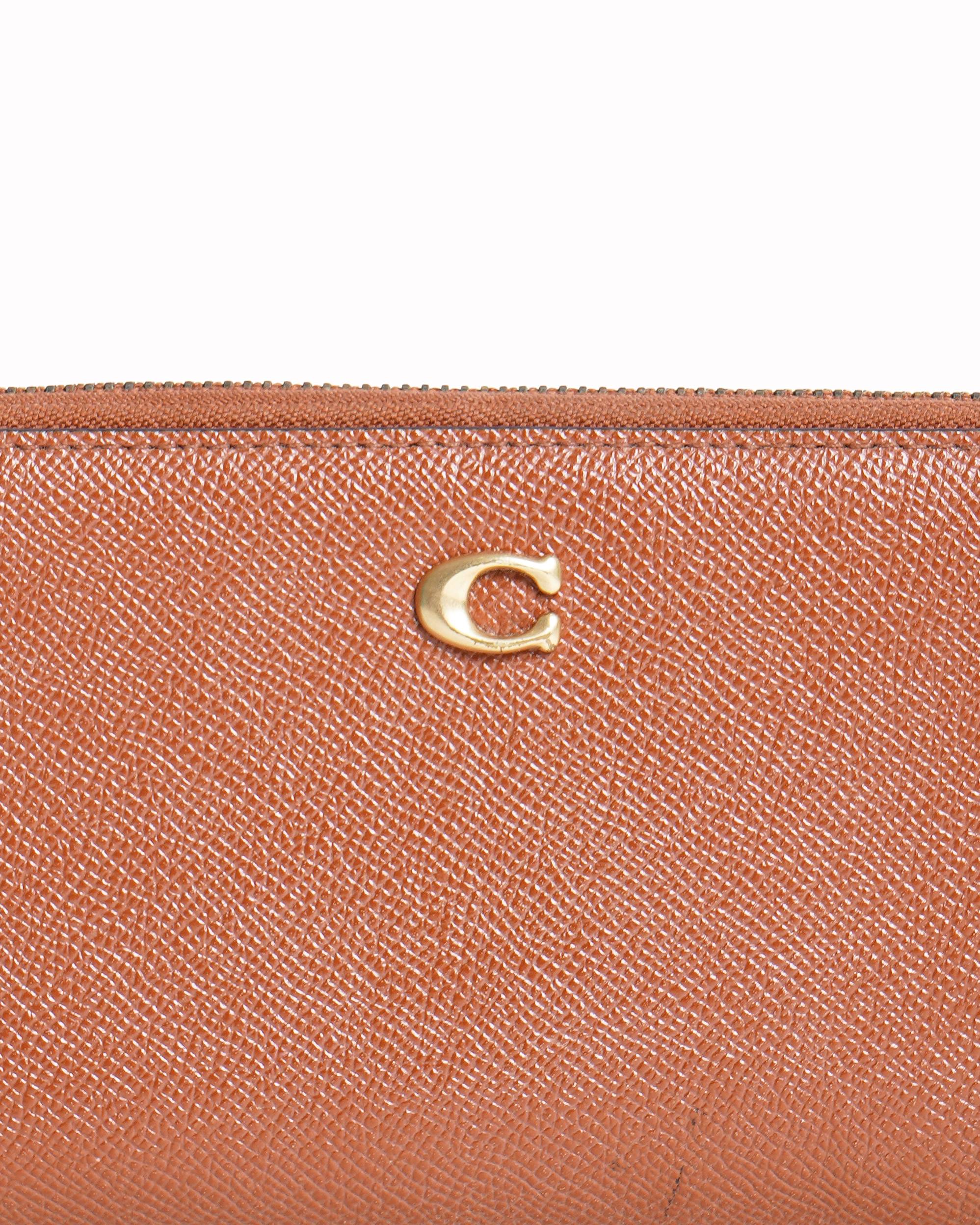 New Coach Zip Around Wallet