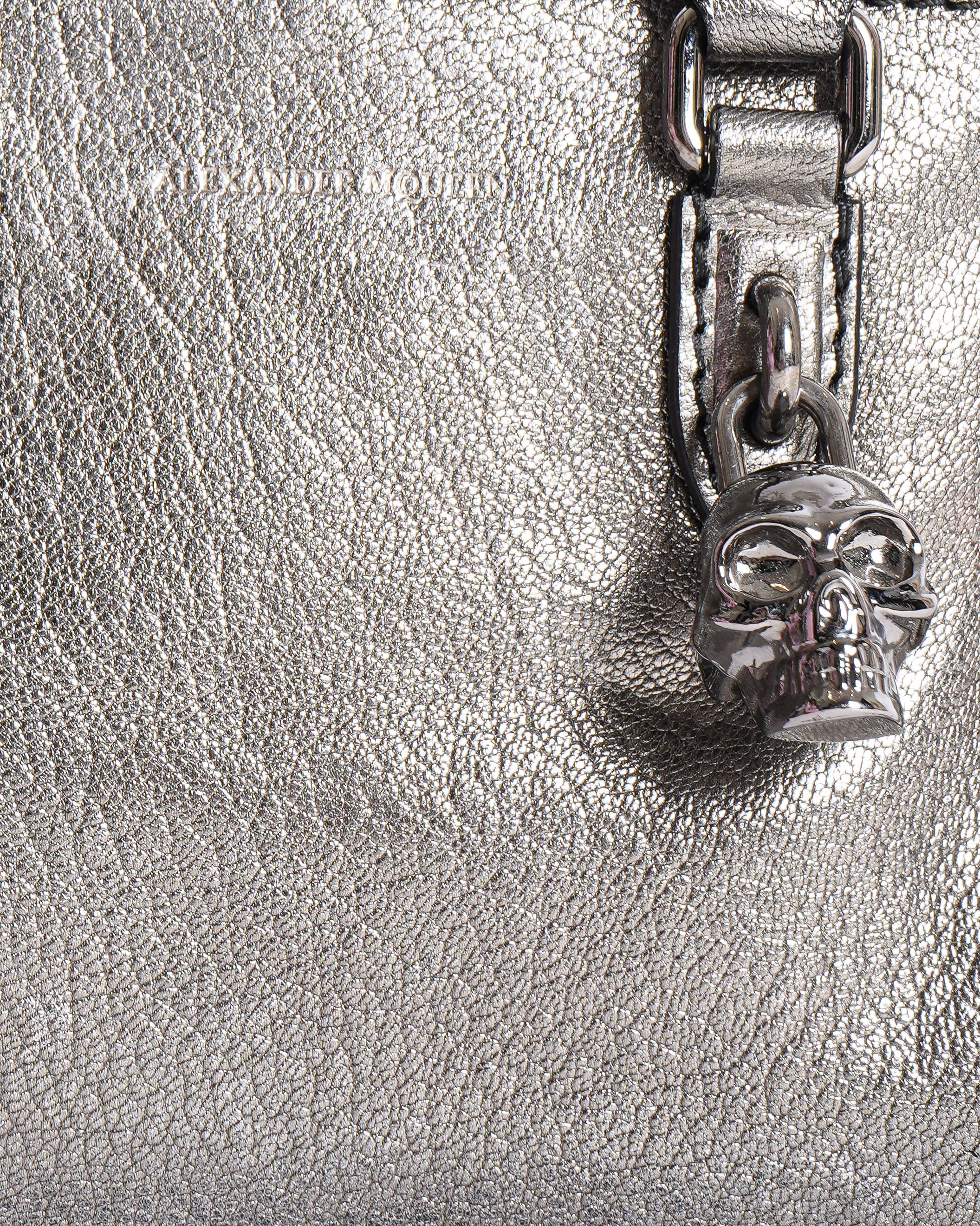 Alexander McQueen Metallic Leather Crossbody Bag