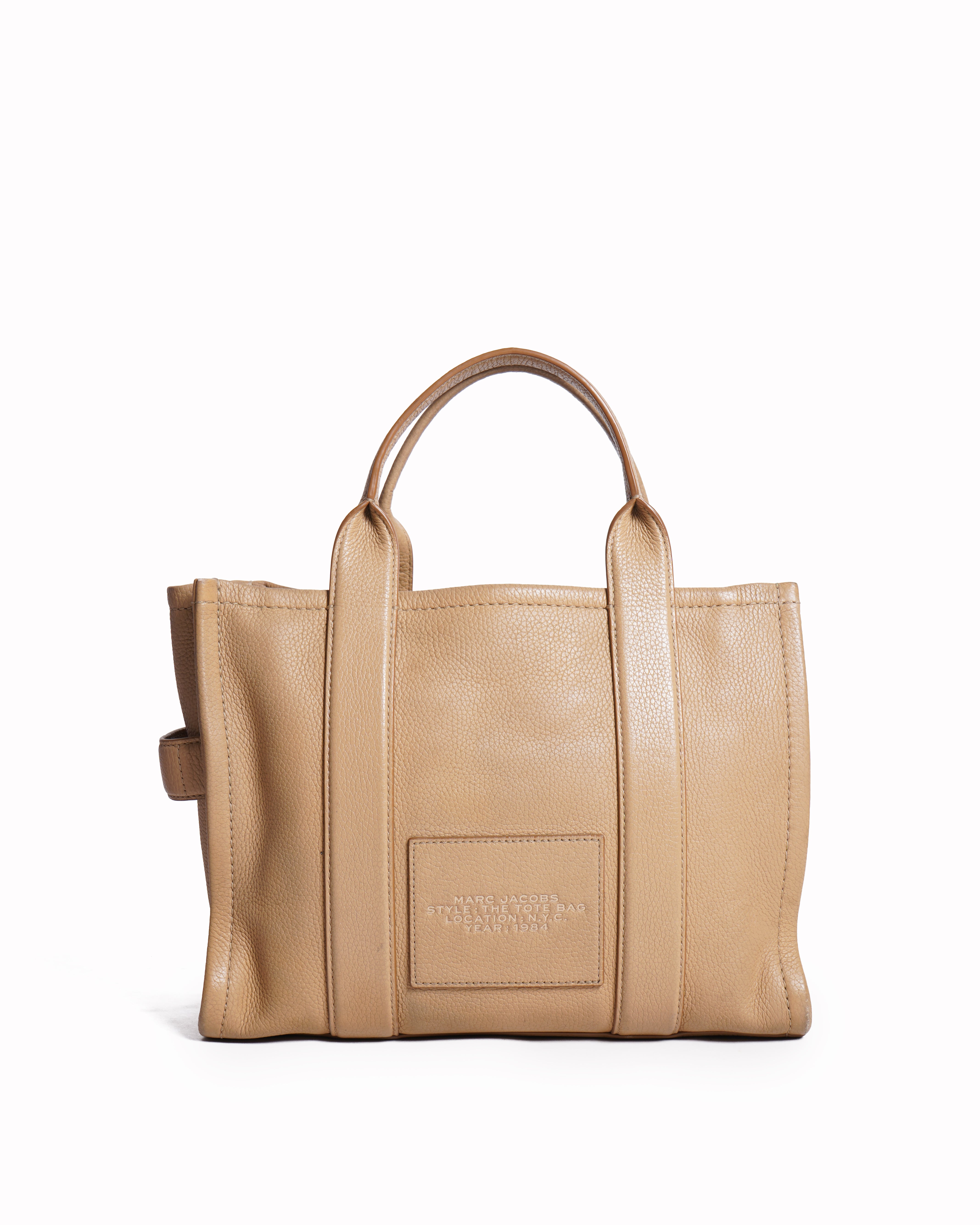 Marc jacobs leather small tote bag