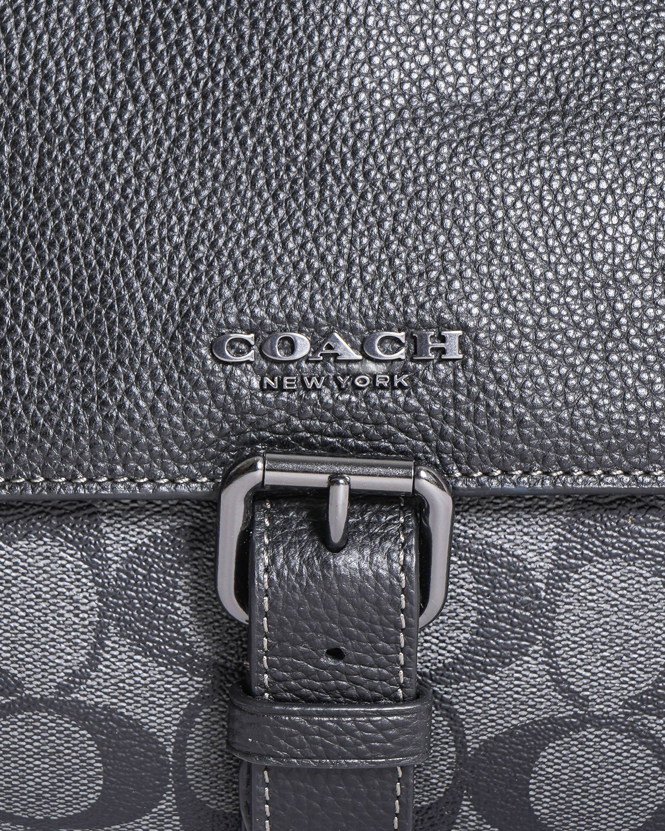 Coach Hudson Crossbody Bag In Signature Canvas