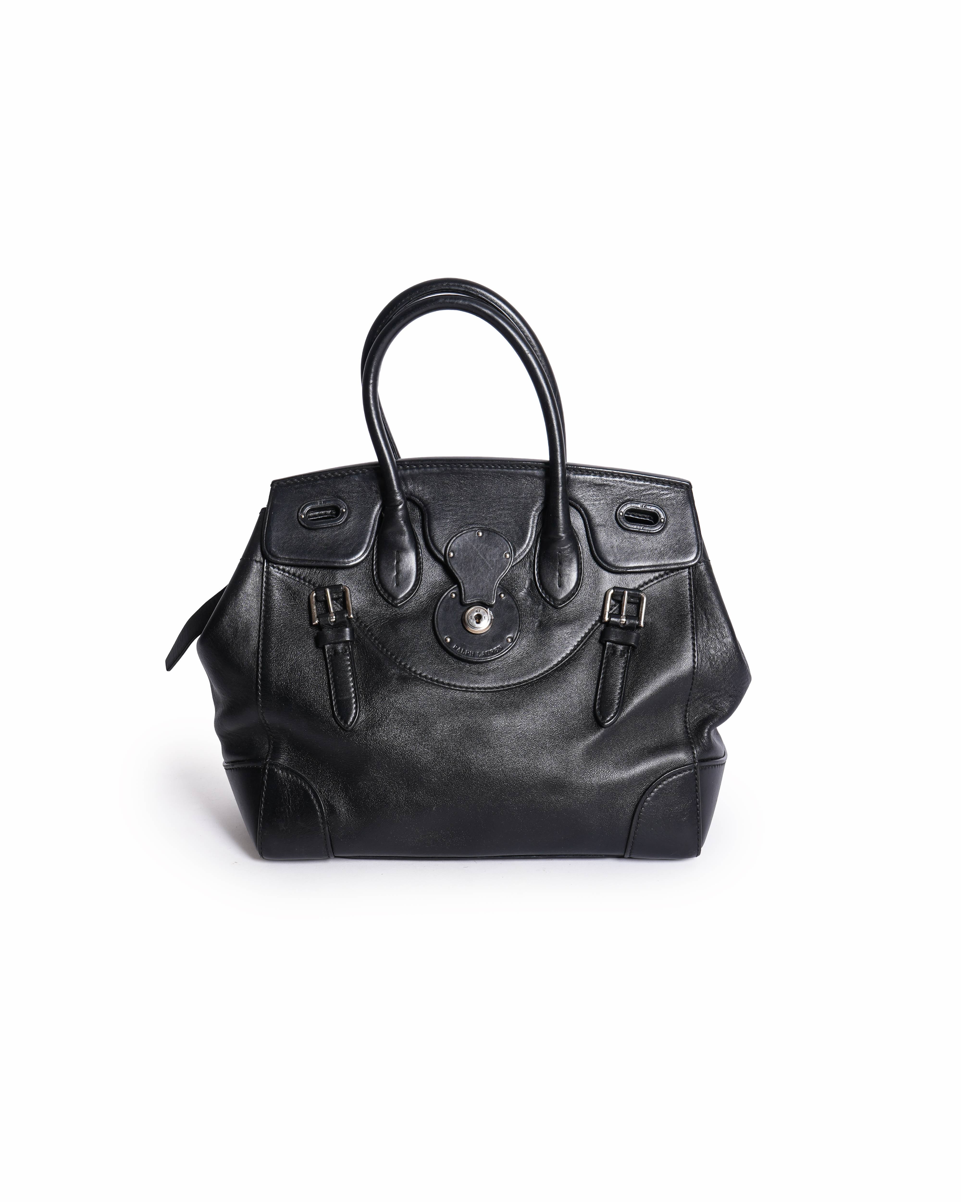 Ralph Lauren Collection
embossed-logo detail tote bag