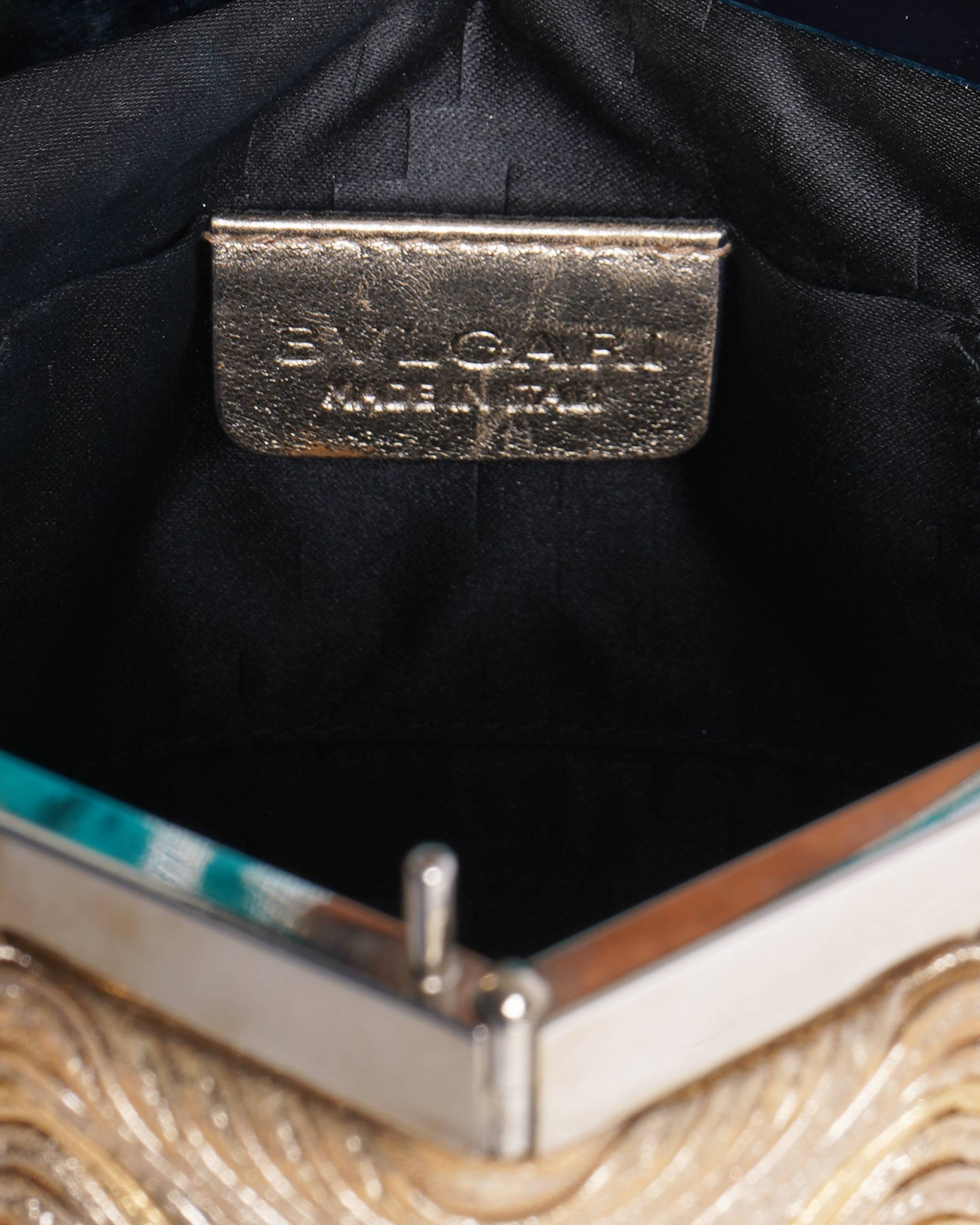 Bvlgari Gold-tone shoulder bag