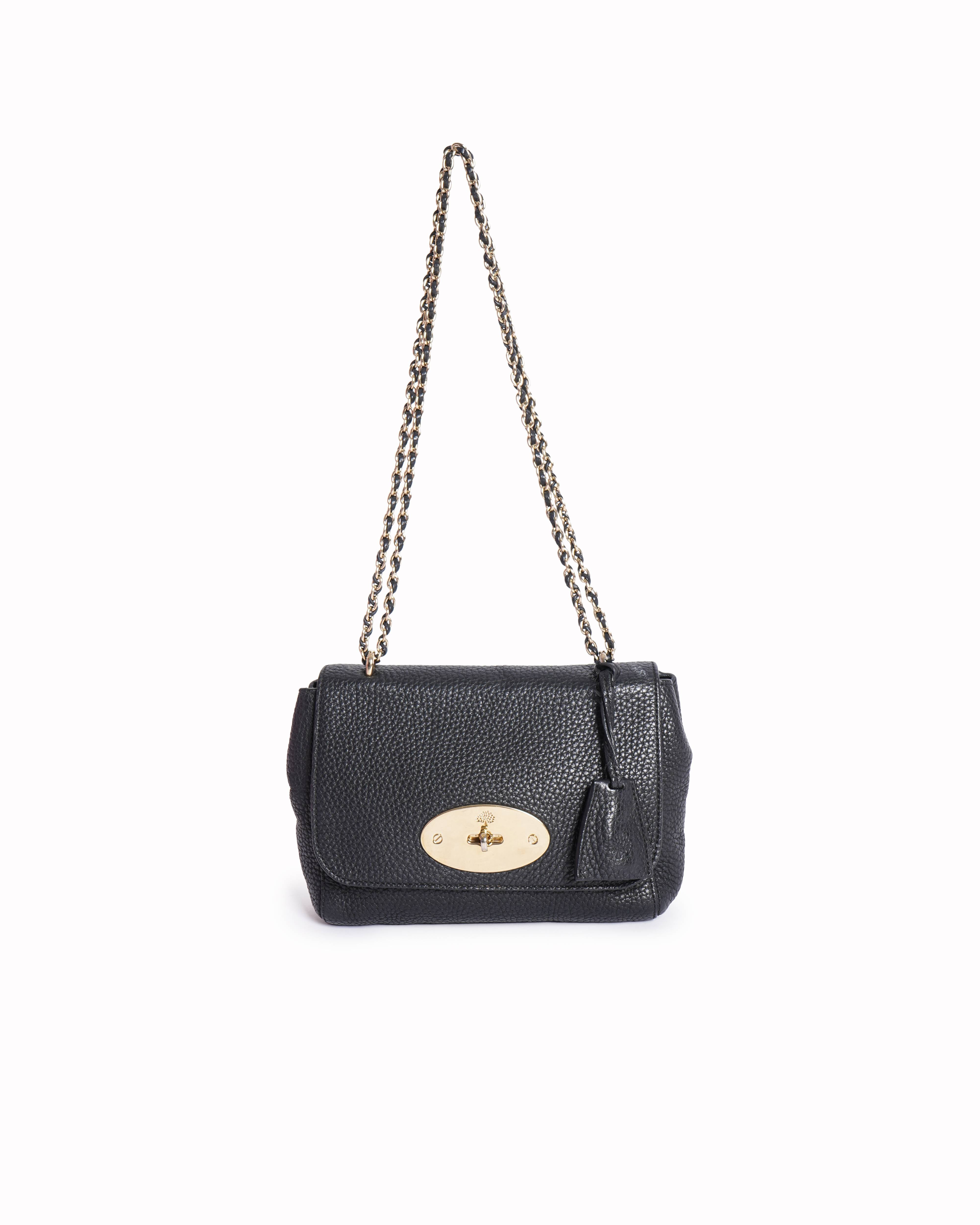 Mulberry Lily chain leather shoulder bag