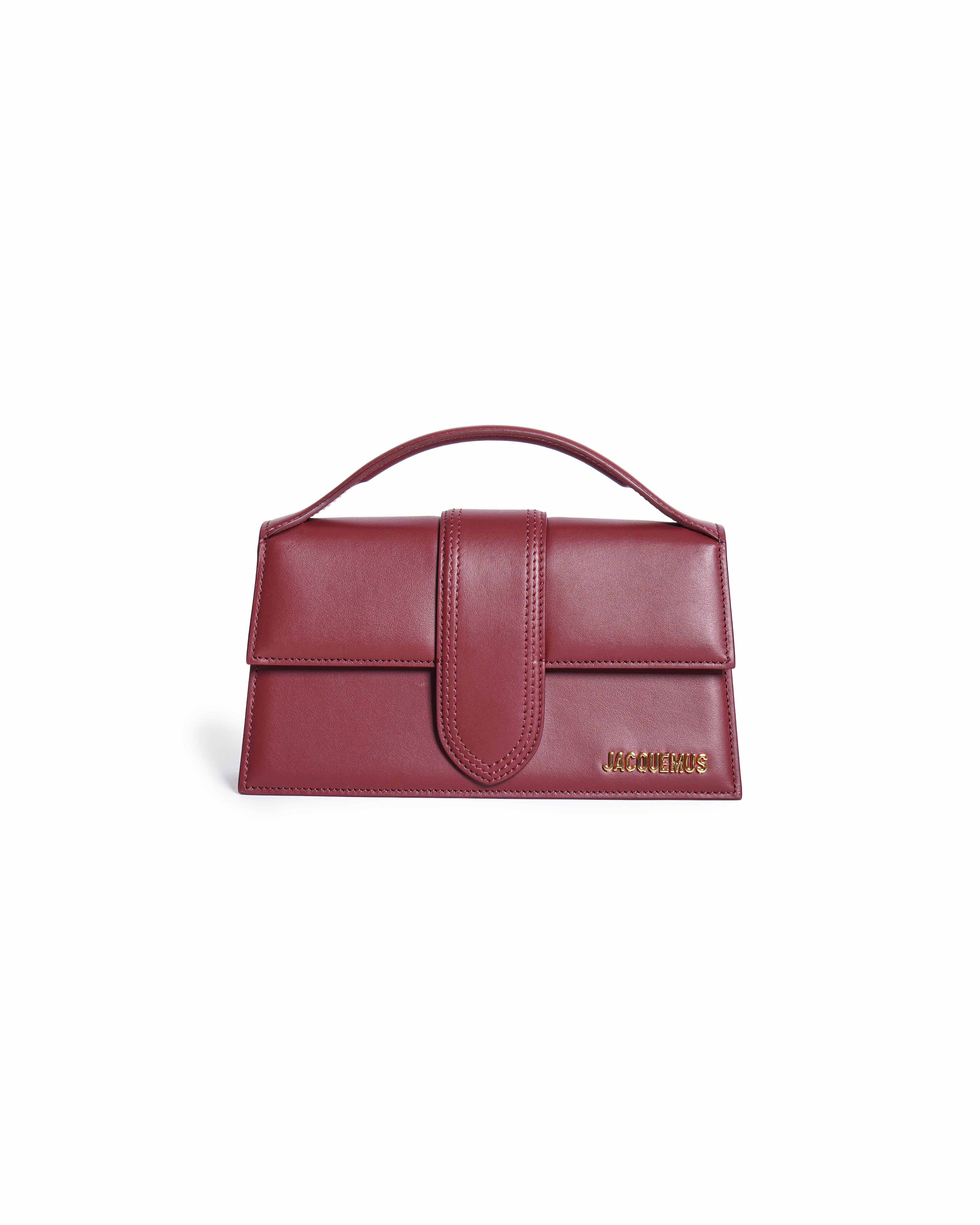 Jacquemus Le Grand Bambino Crossbody Bag In Maroon